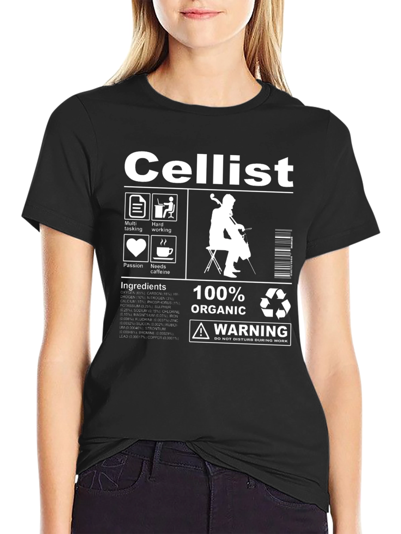 Cellist T-Shirt: Musician Humor Tee