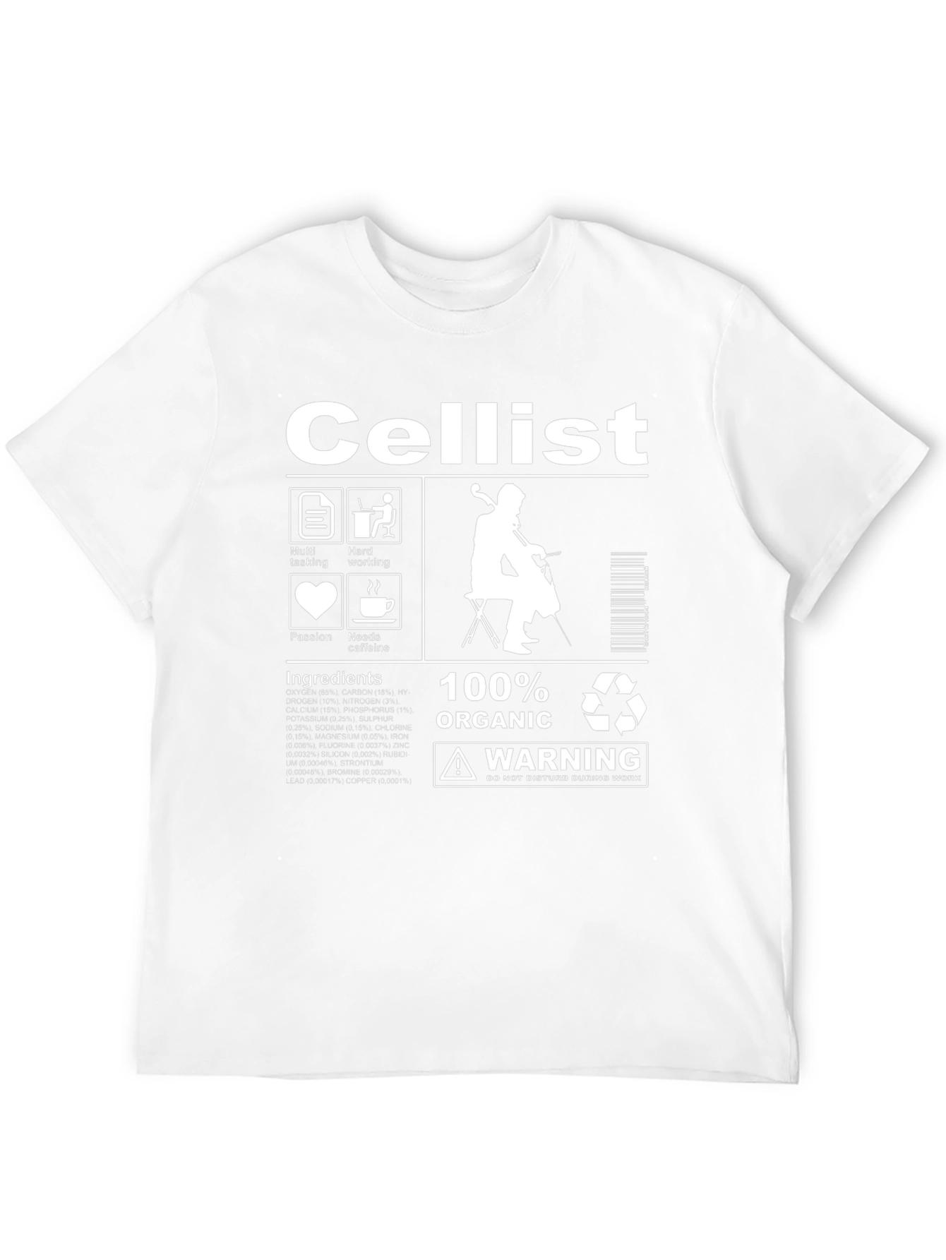Cellist T-Shirt: Musician Humor Tee