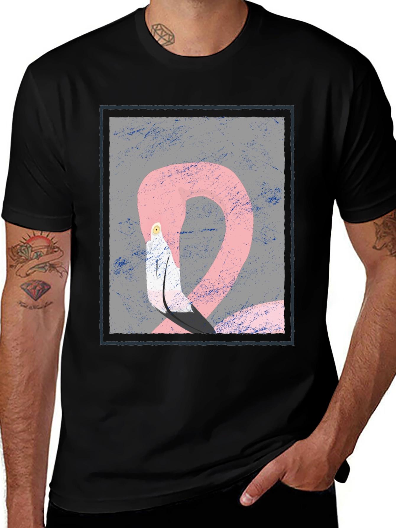 Flamingo Graphic Tee - Unique Design