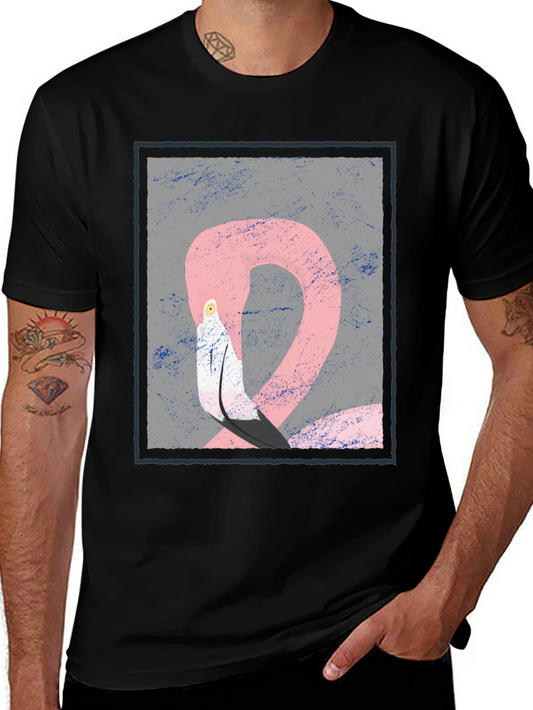 Flamingo Graphic Tee - Unique Design