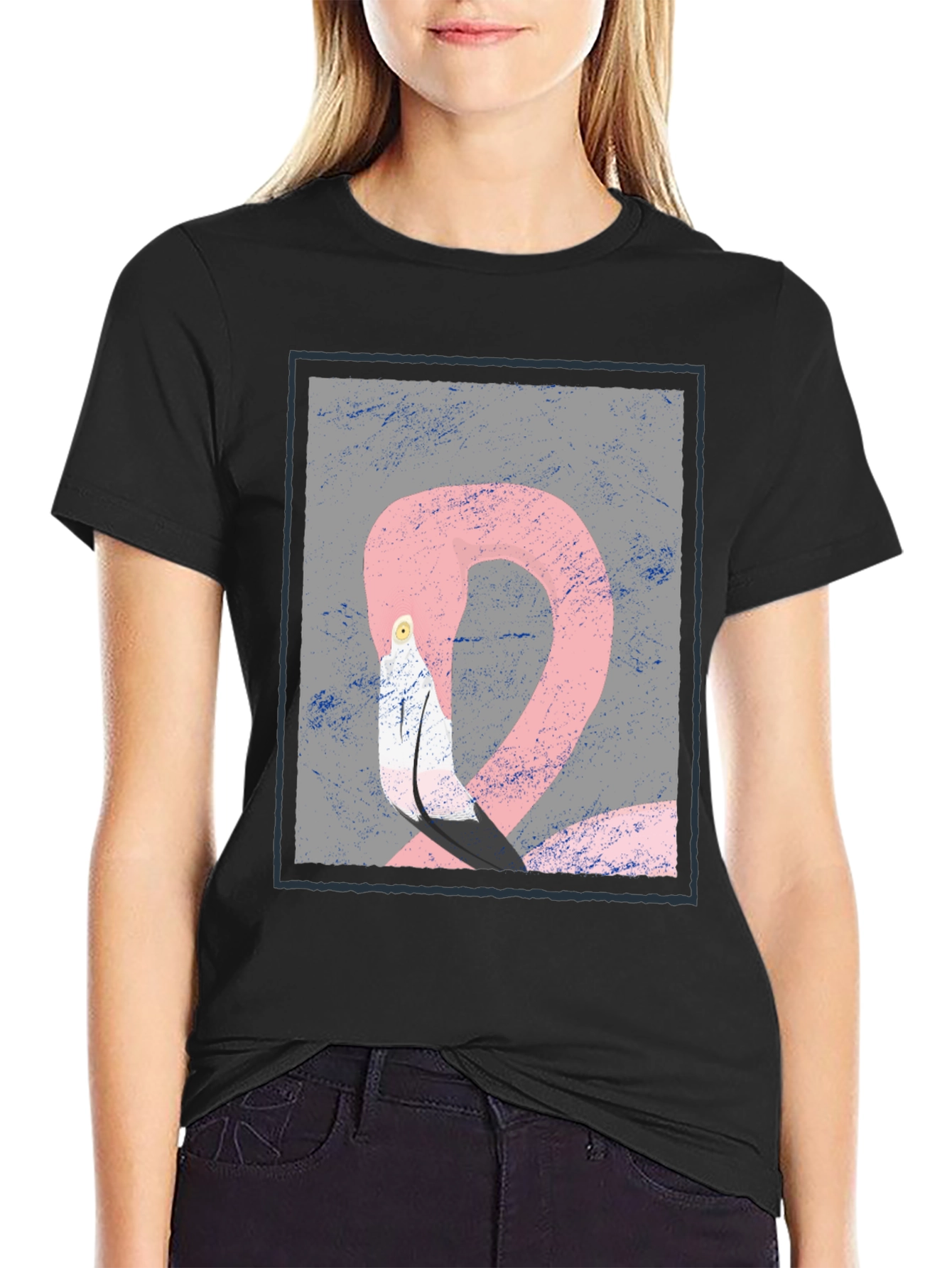 Flamingo Graphic Tee - Unique Design