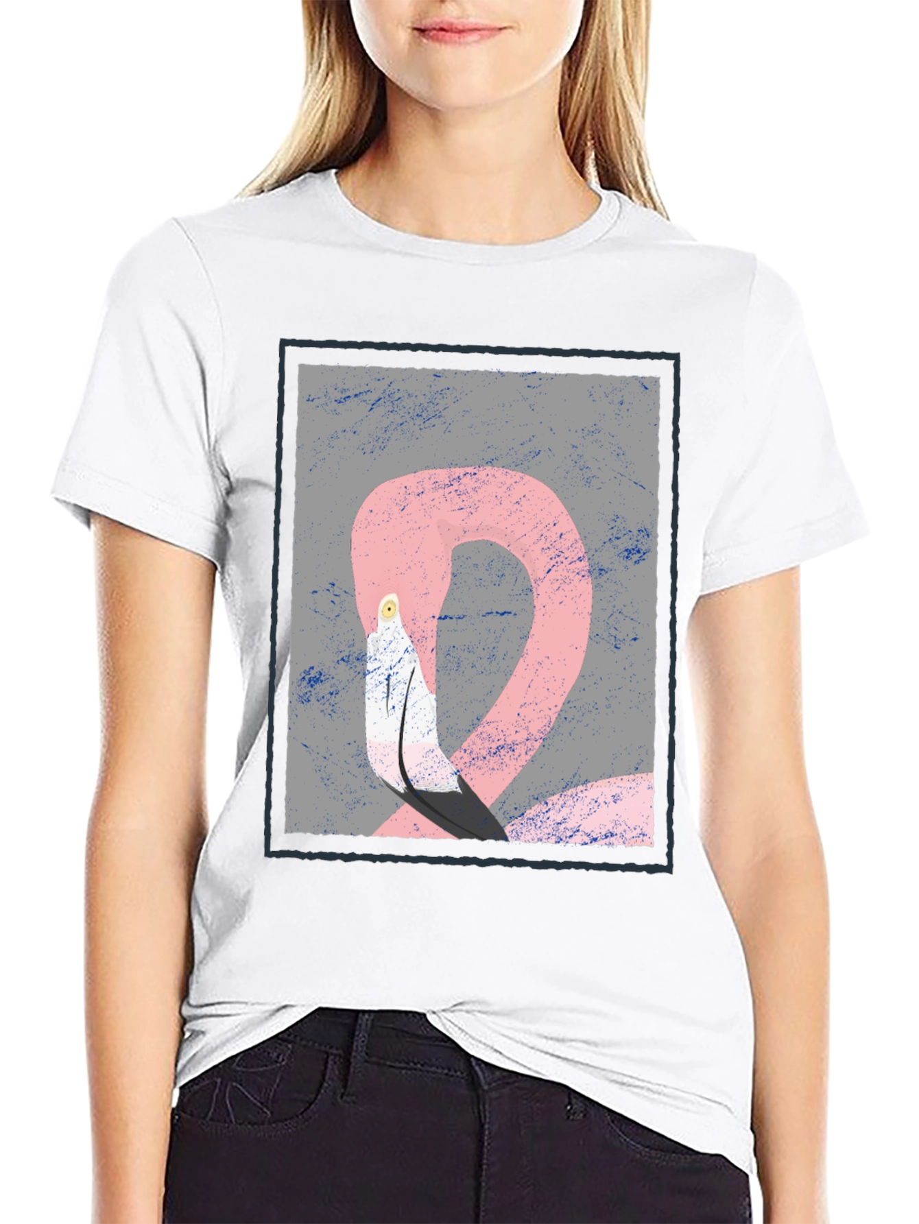Flamingo Graphic Tee - Unique Design