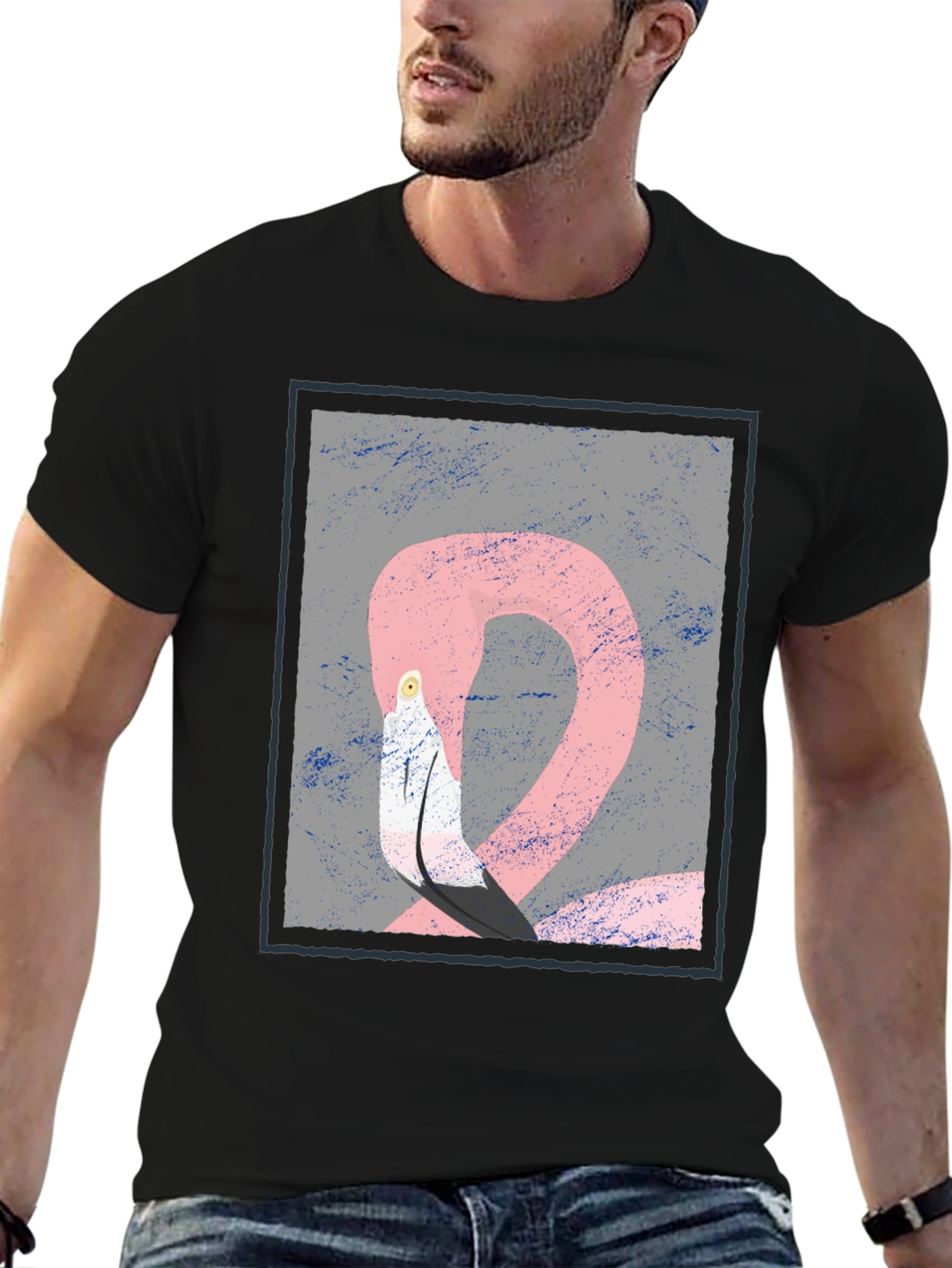 Flamingo Graphic Tee - Unique Design