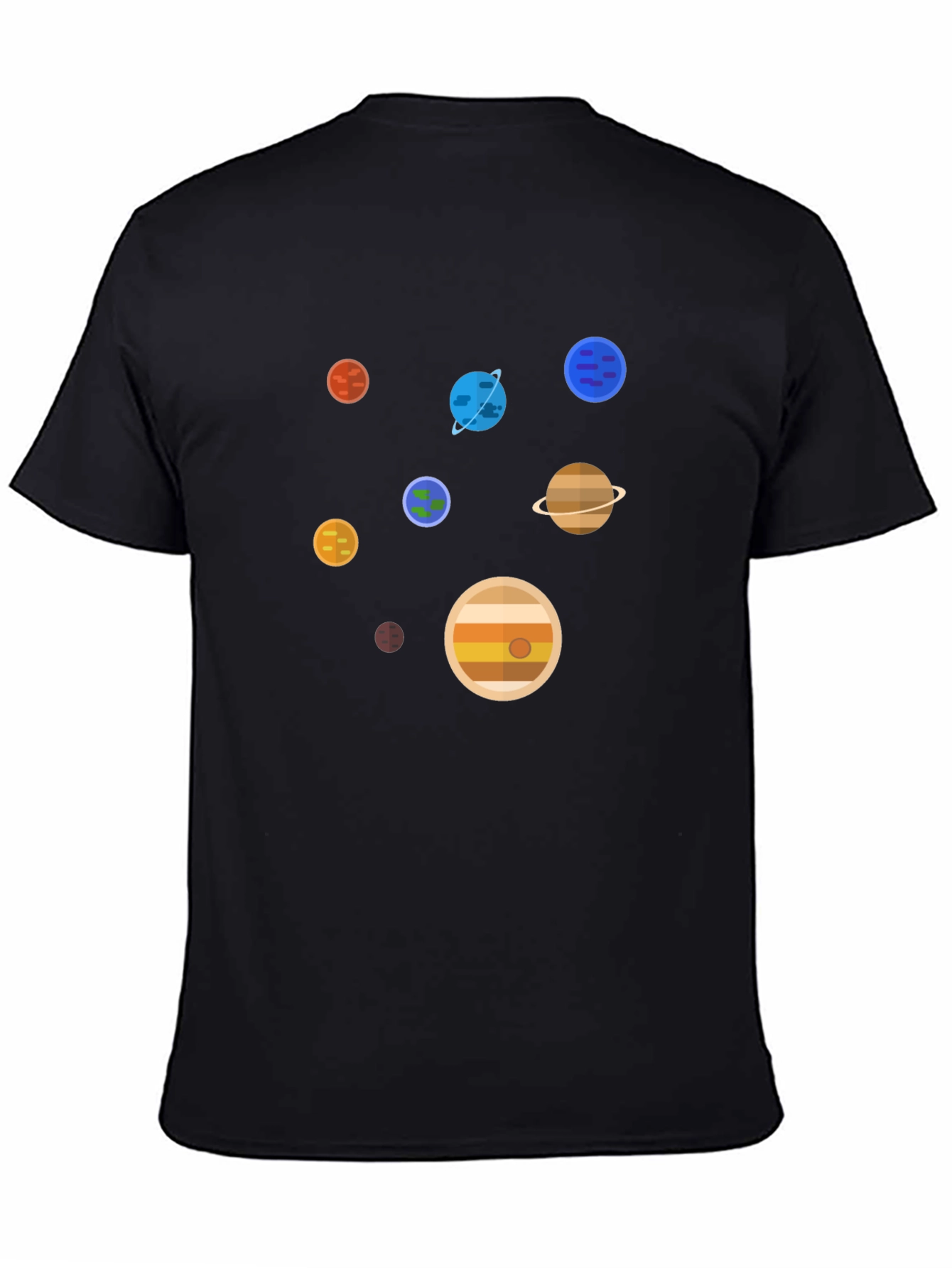 Planets Graphic Print T-Shirt - Space Lover Tee