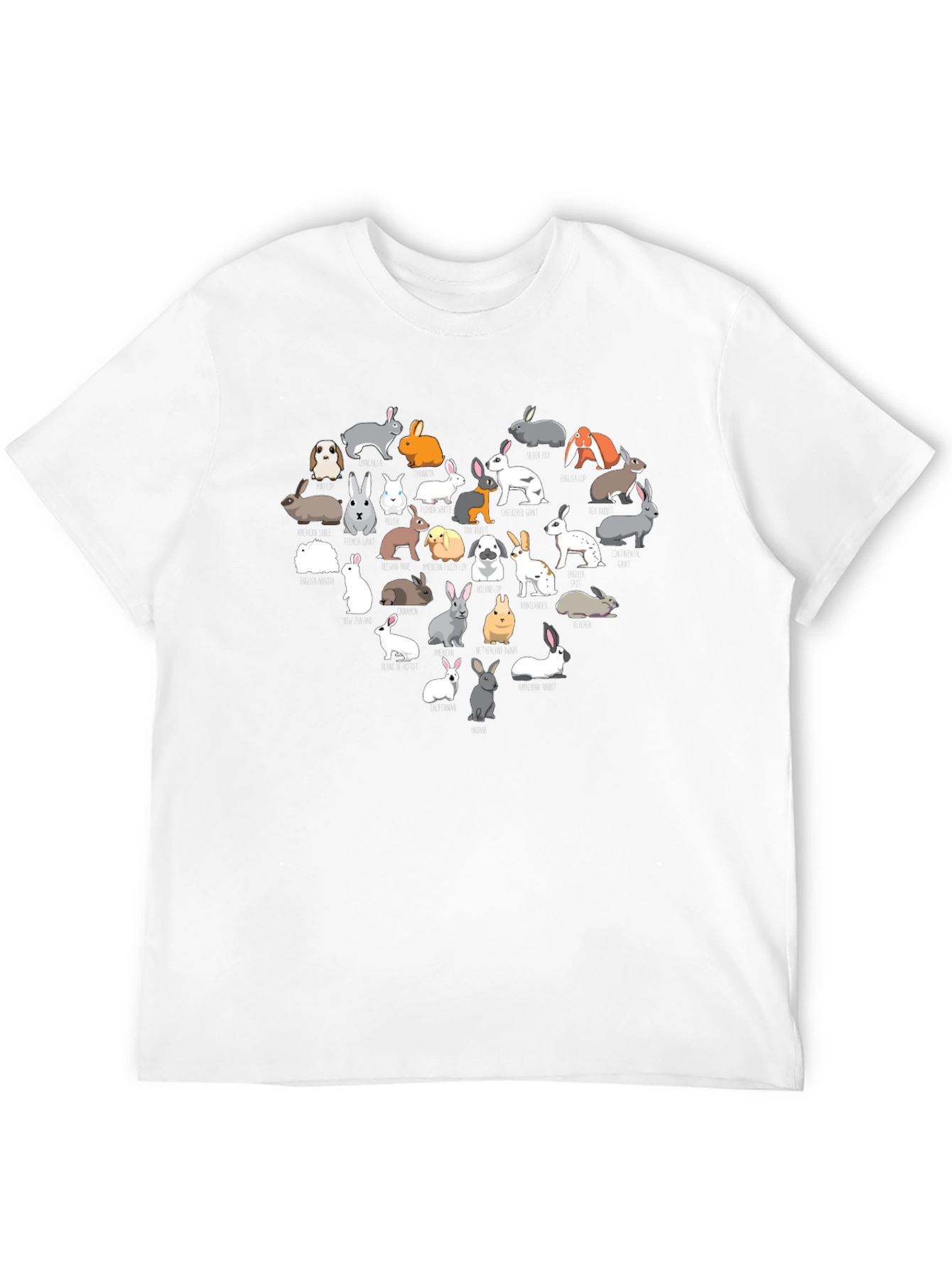 Heart of Rabbits Graphic T-Shirt