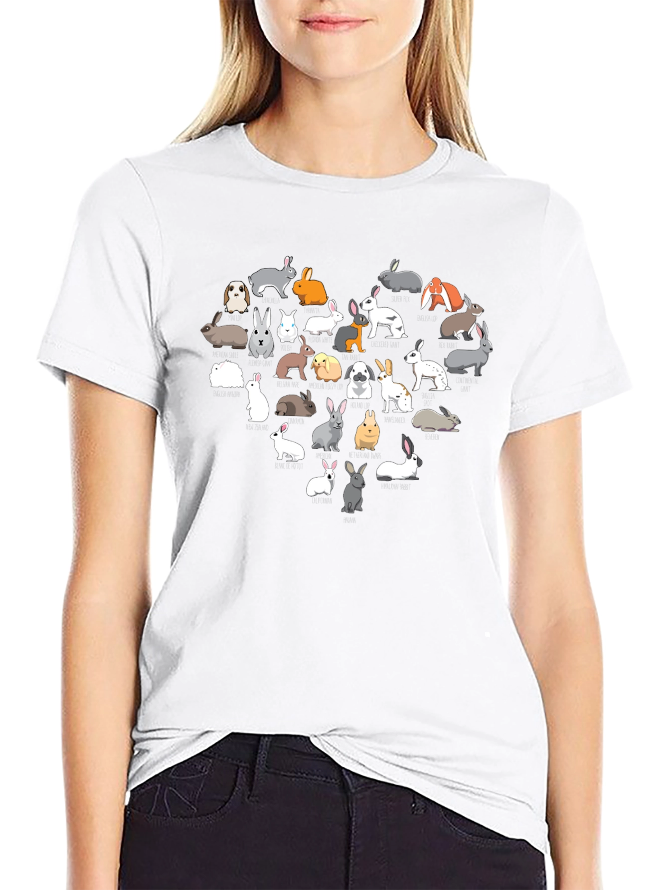 Heart of Rabbits Graphic T-Shirt