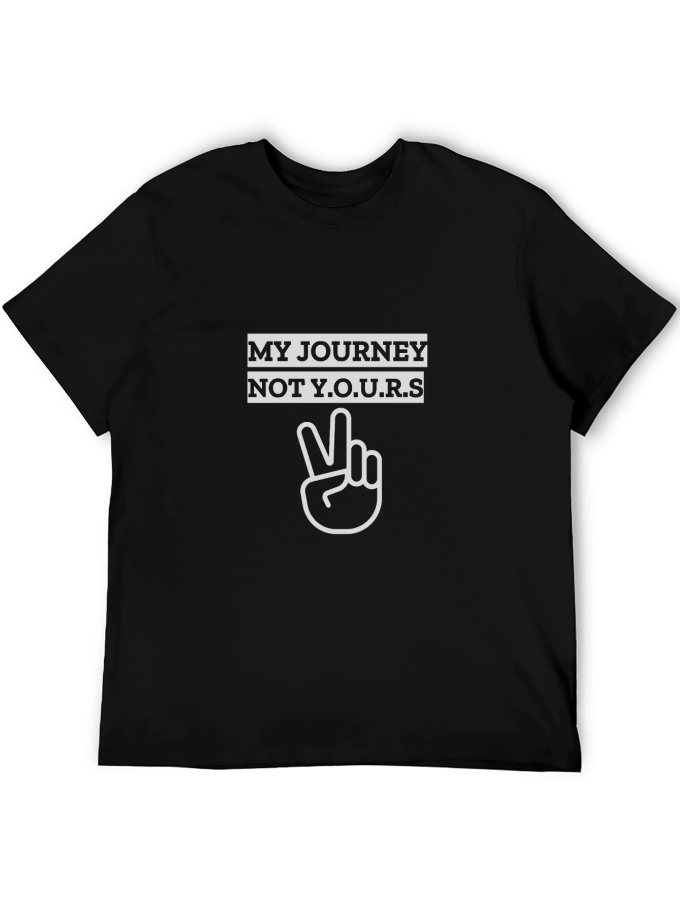 My Journey Tee - Graphic Black T-Shirt