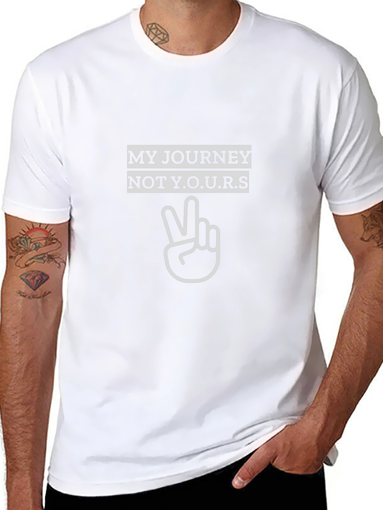 My Journey Tee - Graphic Black T-Shirt