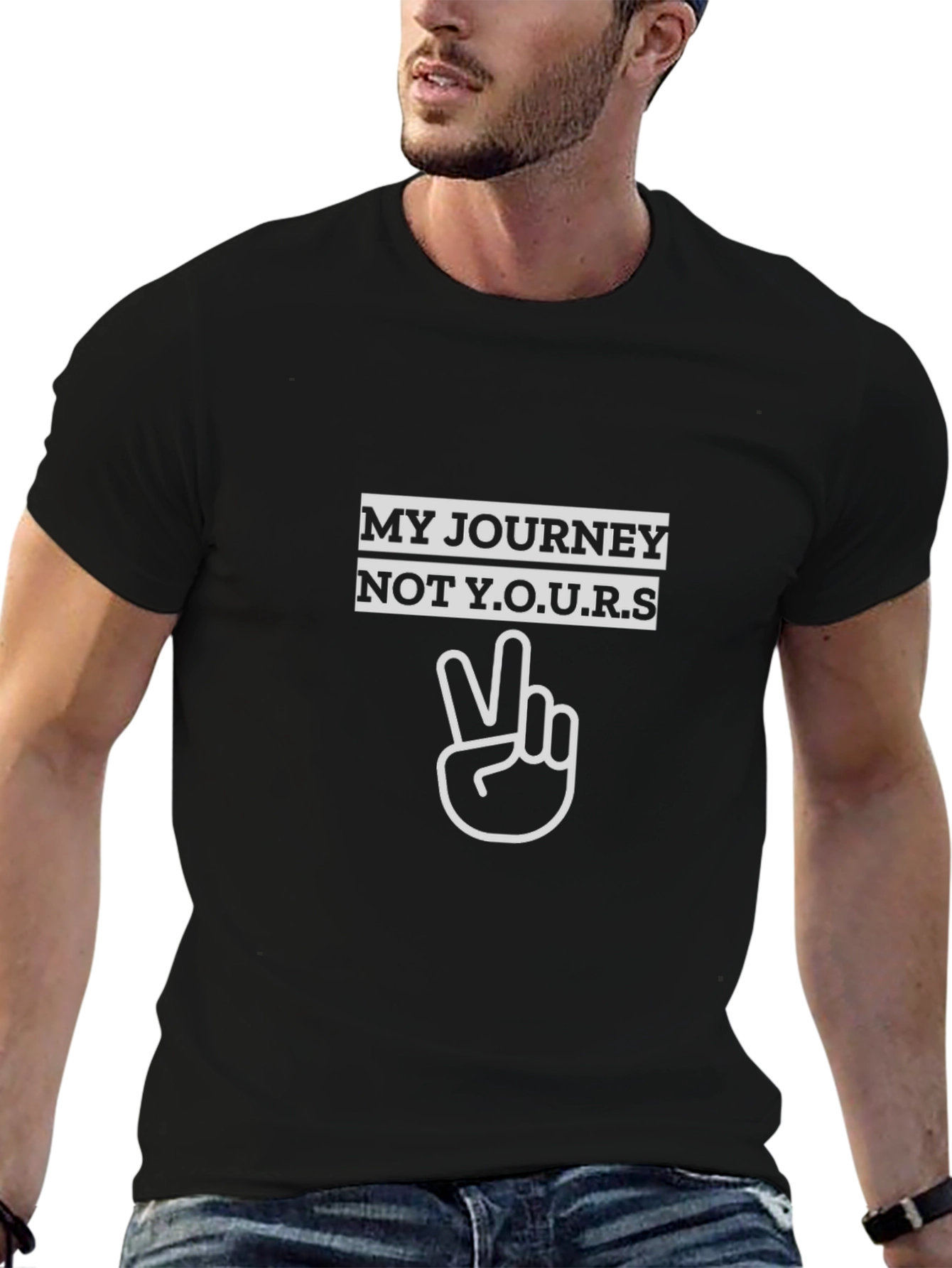 My Journey Tee - Graphic Black T-Shirt