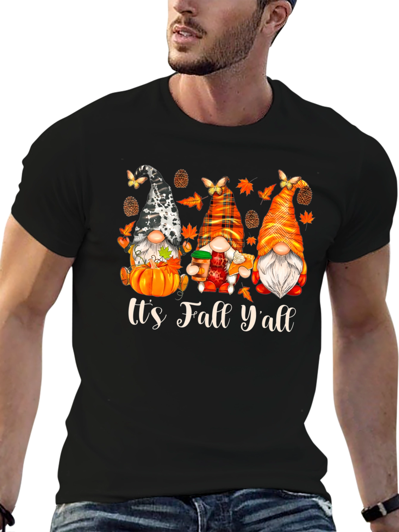 Fall Gnomes Graphic T-Shirt - Its Fall Yall!