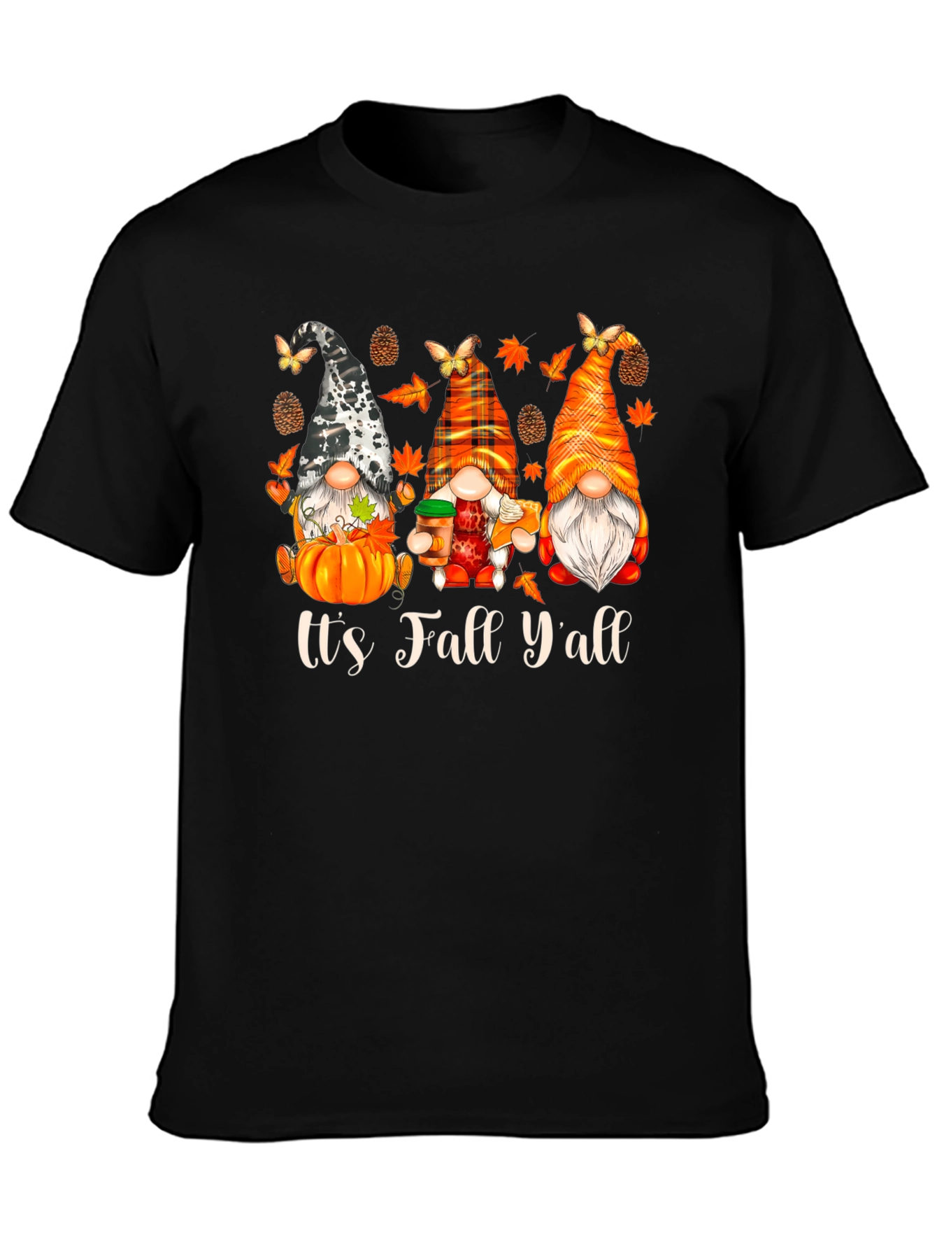 Fall Gnomes Graphic T-Shirt - Its Fall Yall!