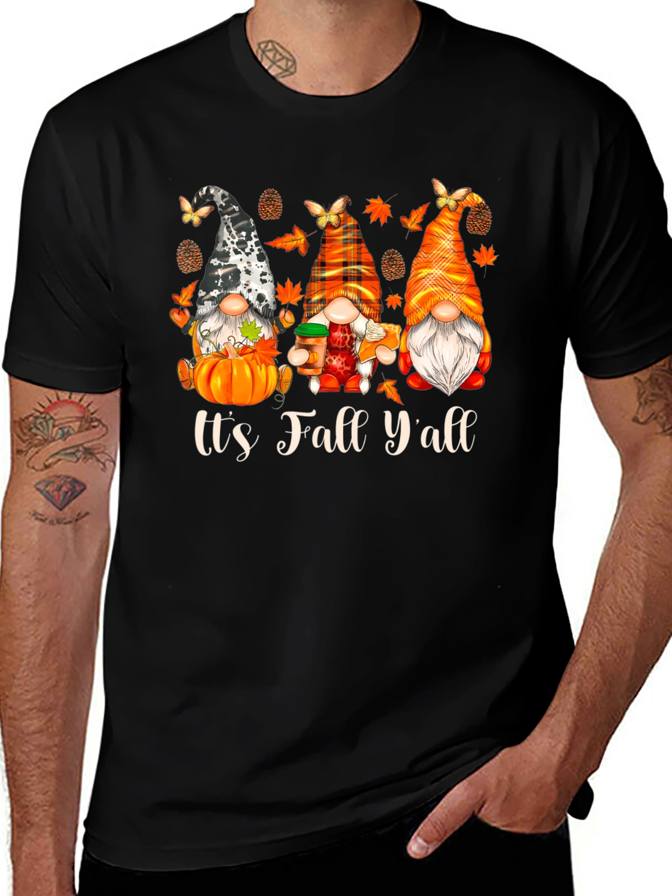Fall Gnomes Graphic T-Shirt - Its Fall Yall!