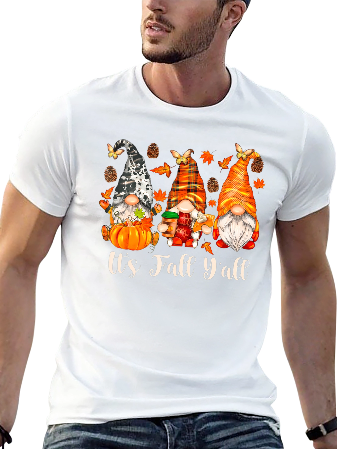 Fall Gnomes Graphic T-Shirt - Its Fall Yall!