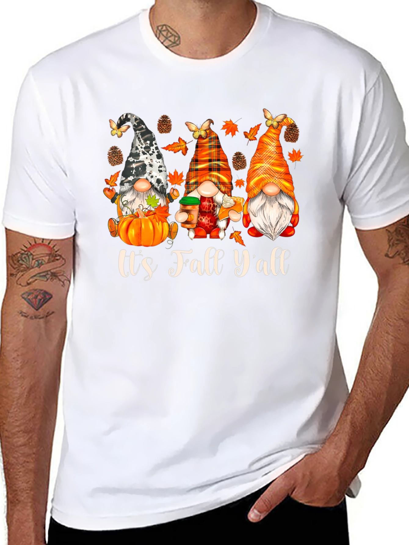 Fall Gnomes Graphic T-Shirt - Its Fall Yall!