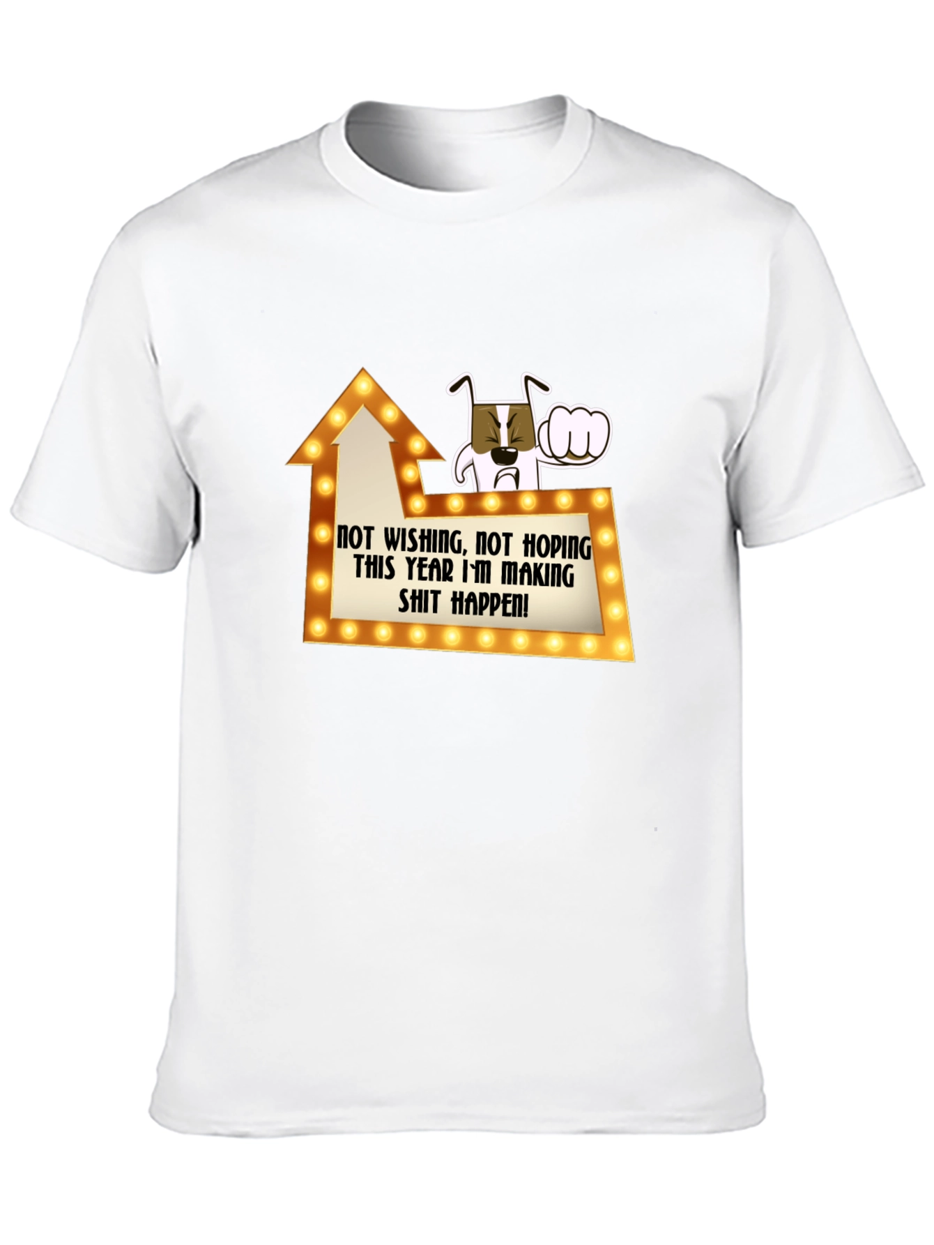 Motivational Graphic T-Shirt - Make It Happen