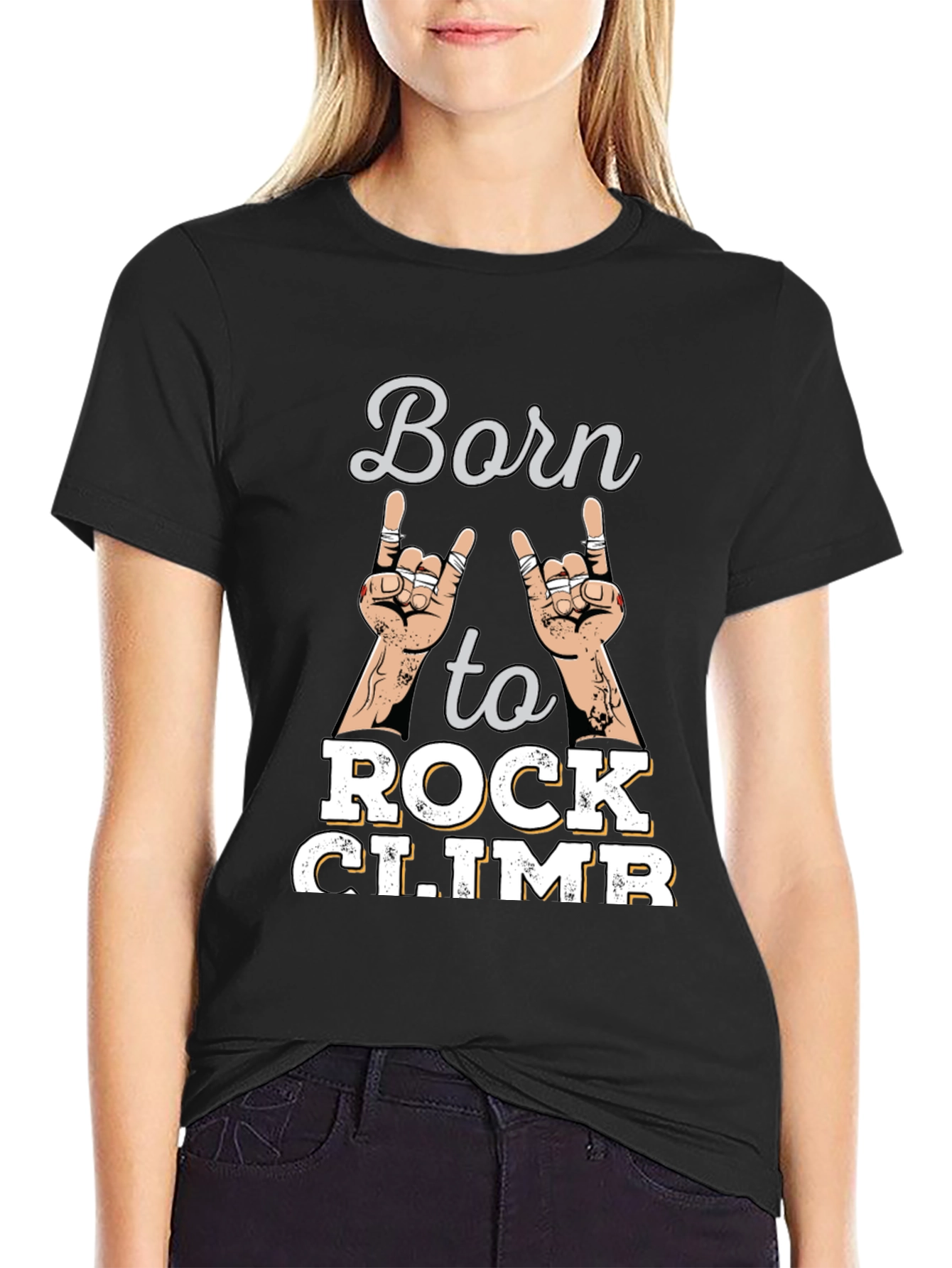 Born to Rock Climb Tee