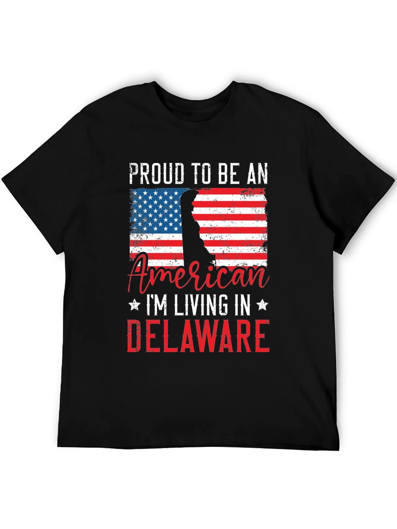 Proud American Delaware Graphic T-Shirt