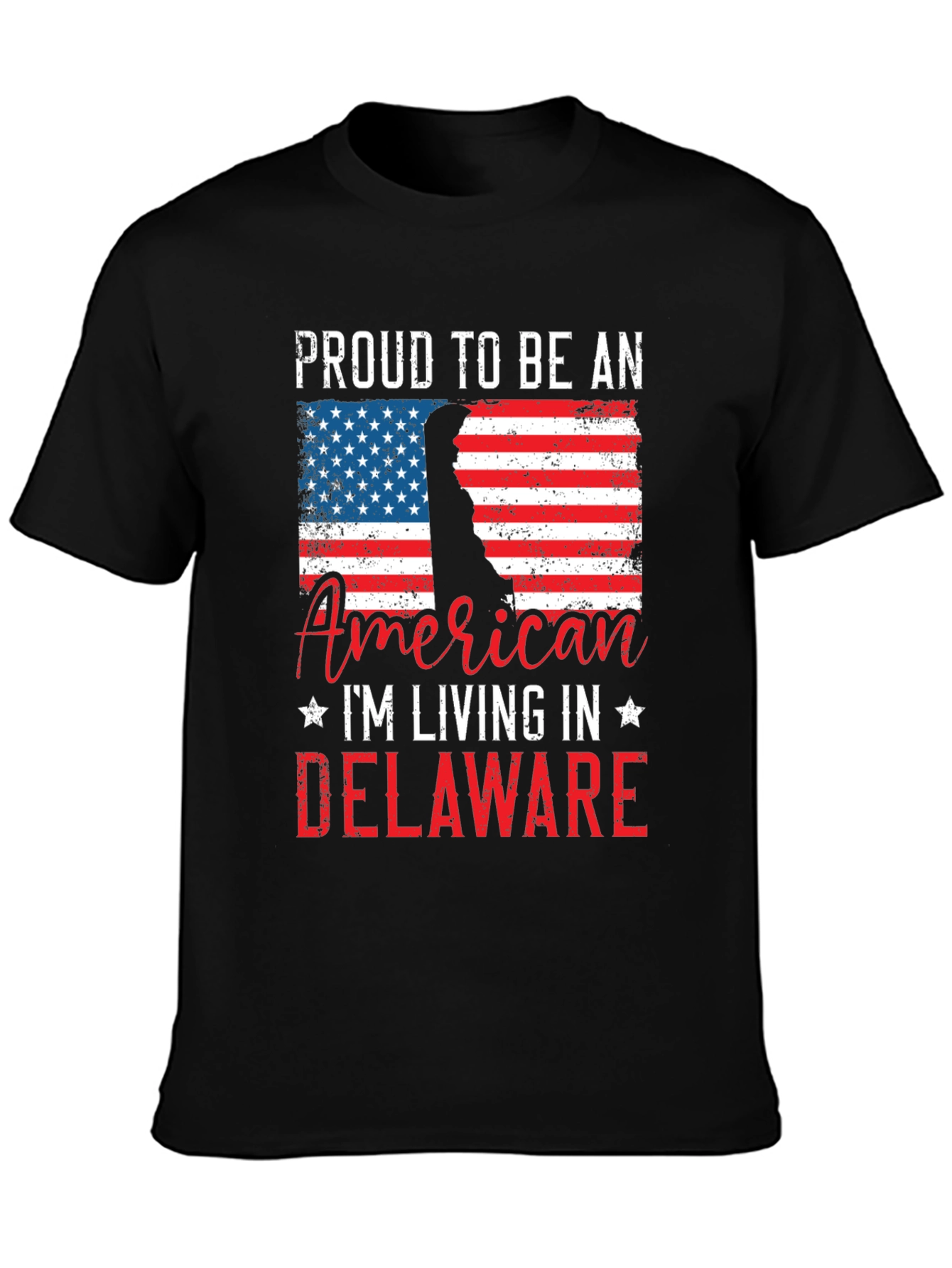 Proud American Delaware Graphic T-Shirt