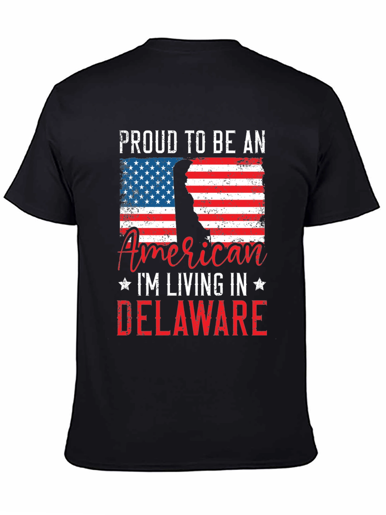 Proud American Delaware Graphic T-Shirt