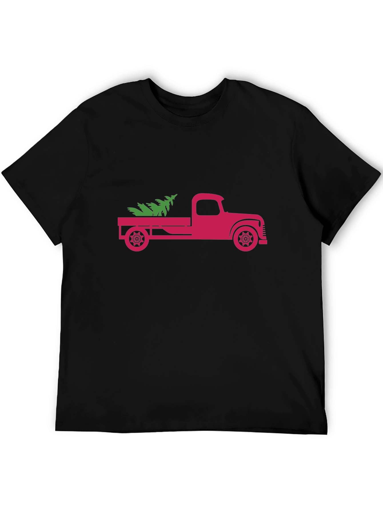 Christmas Tree Truck Graphic Tee - Holiday Style