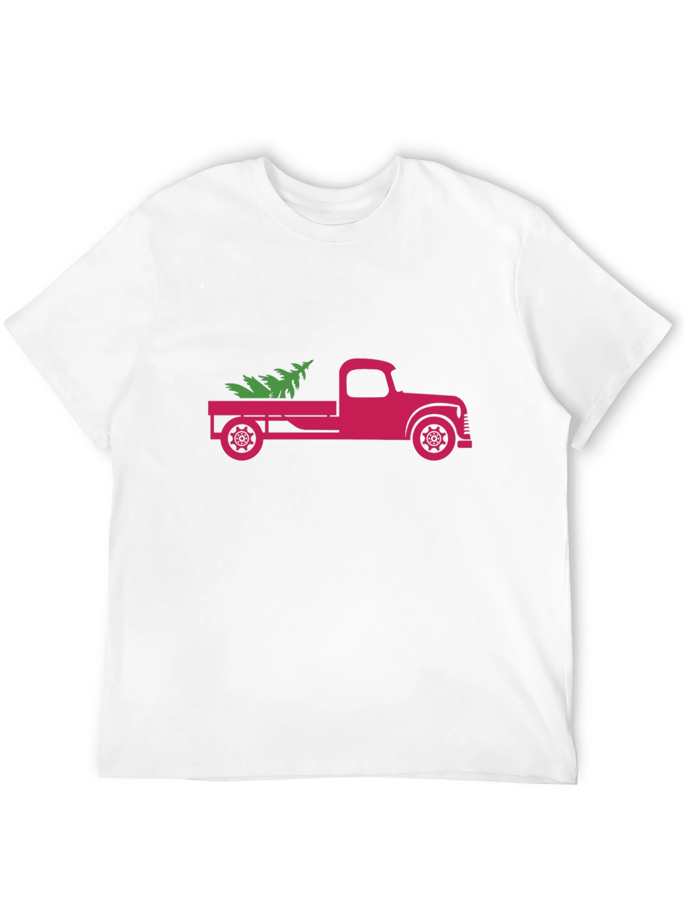 Christmas Tree Truck Graphic Tee - Holiday Style