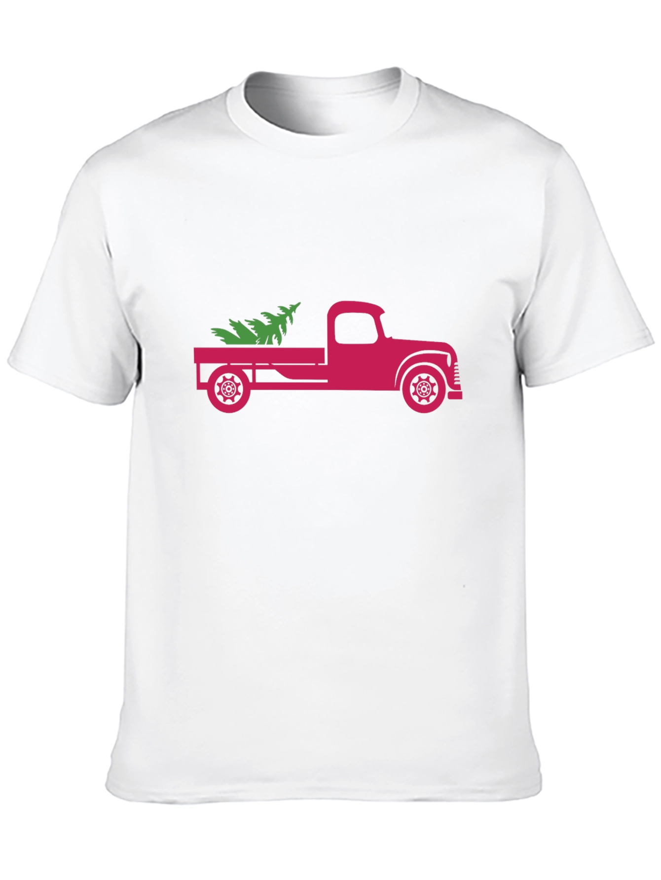 Christmas Tree Truck Graphic Tee - Holiday Style