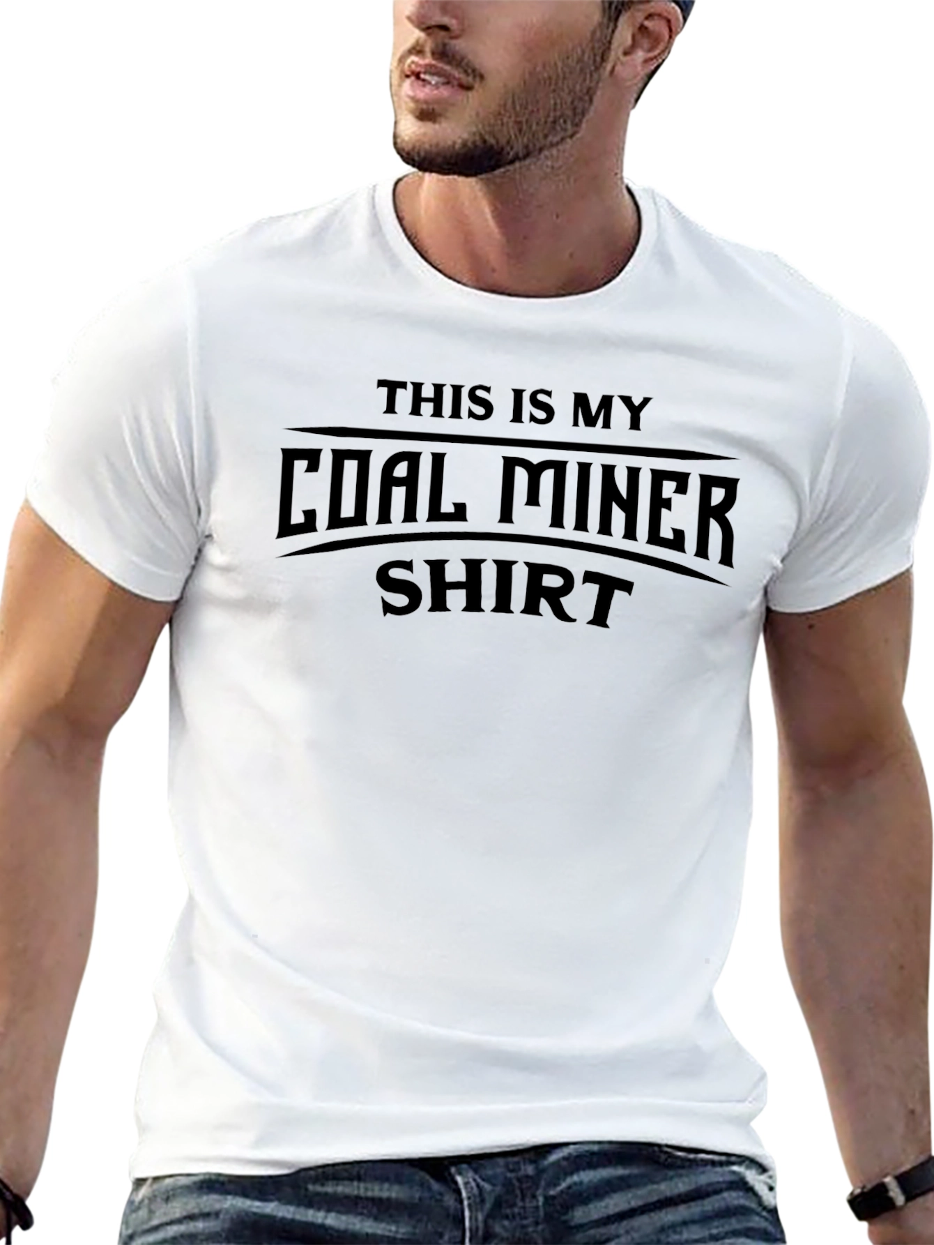 Coal Miner Graphic Tee - Black Cotton