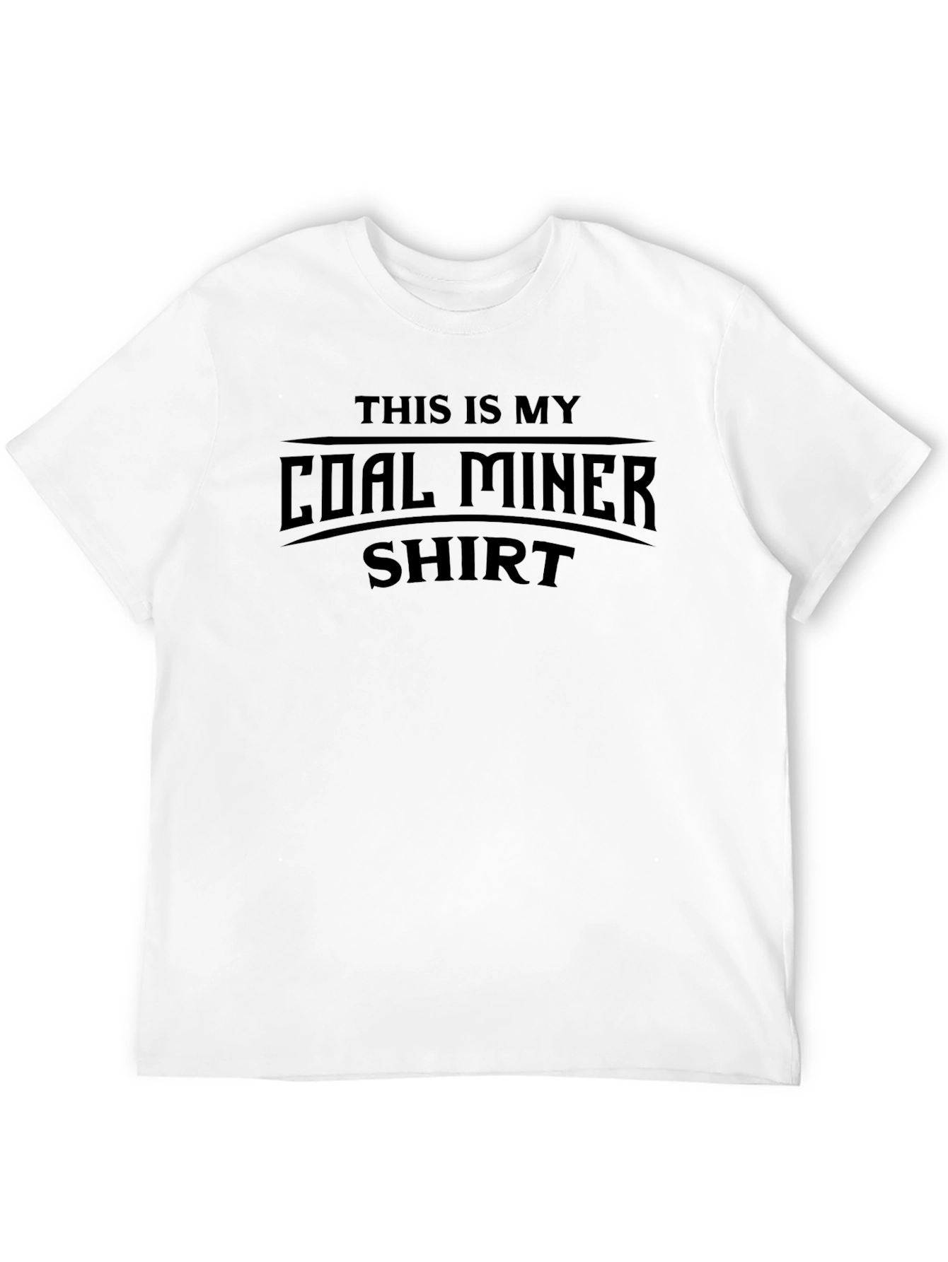 Coal Miner Graphic Tee - Black Cotton