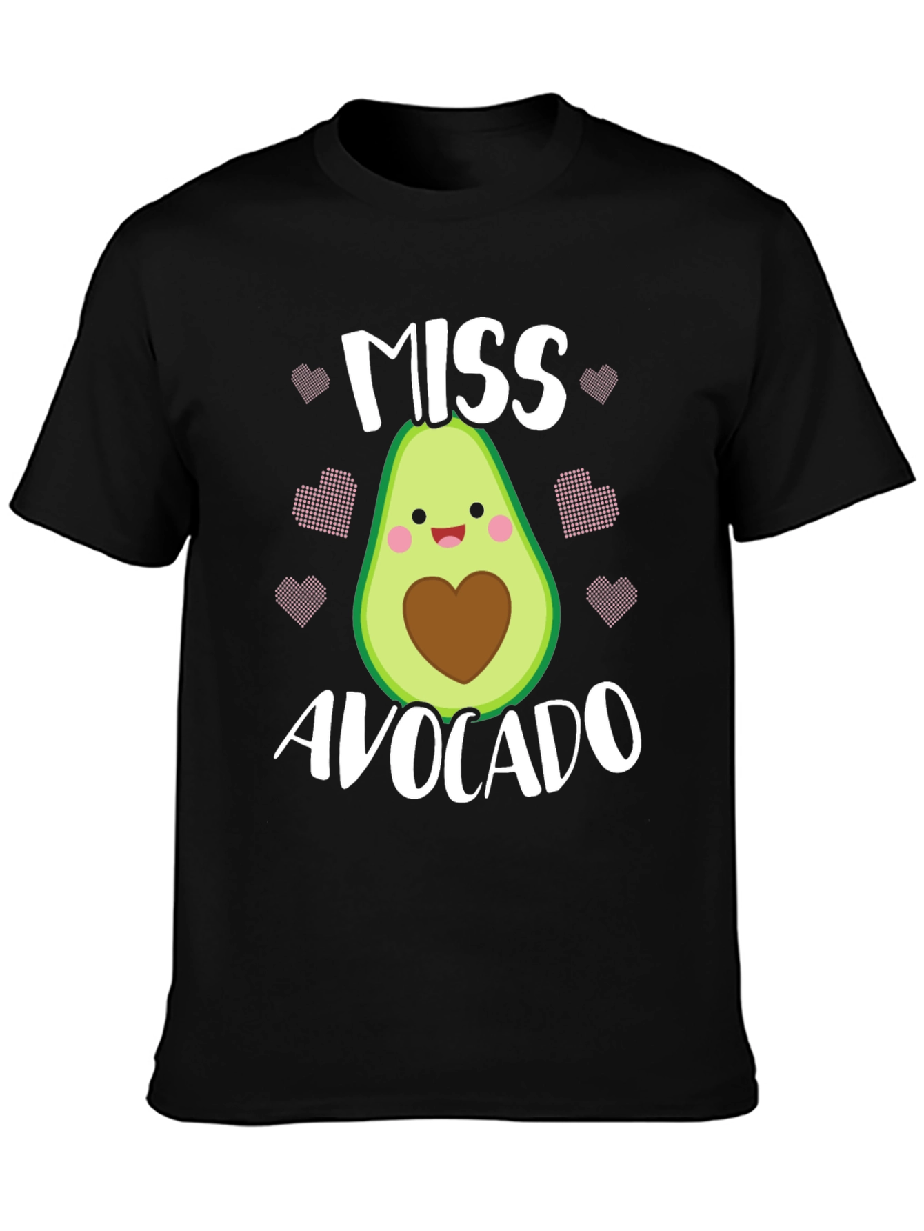 Miss Avocado T-Shirt - Cute Foodie Graphic Tee