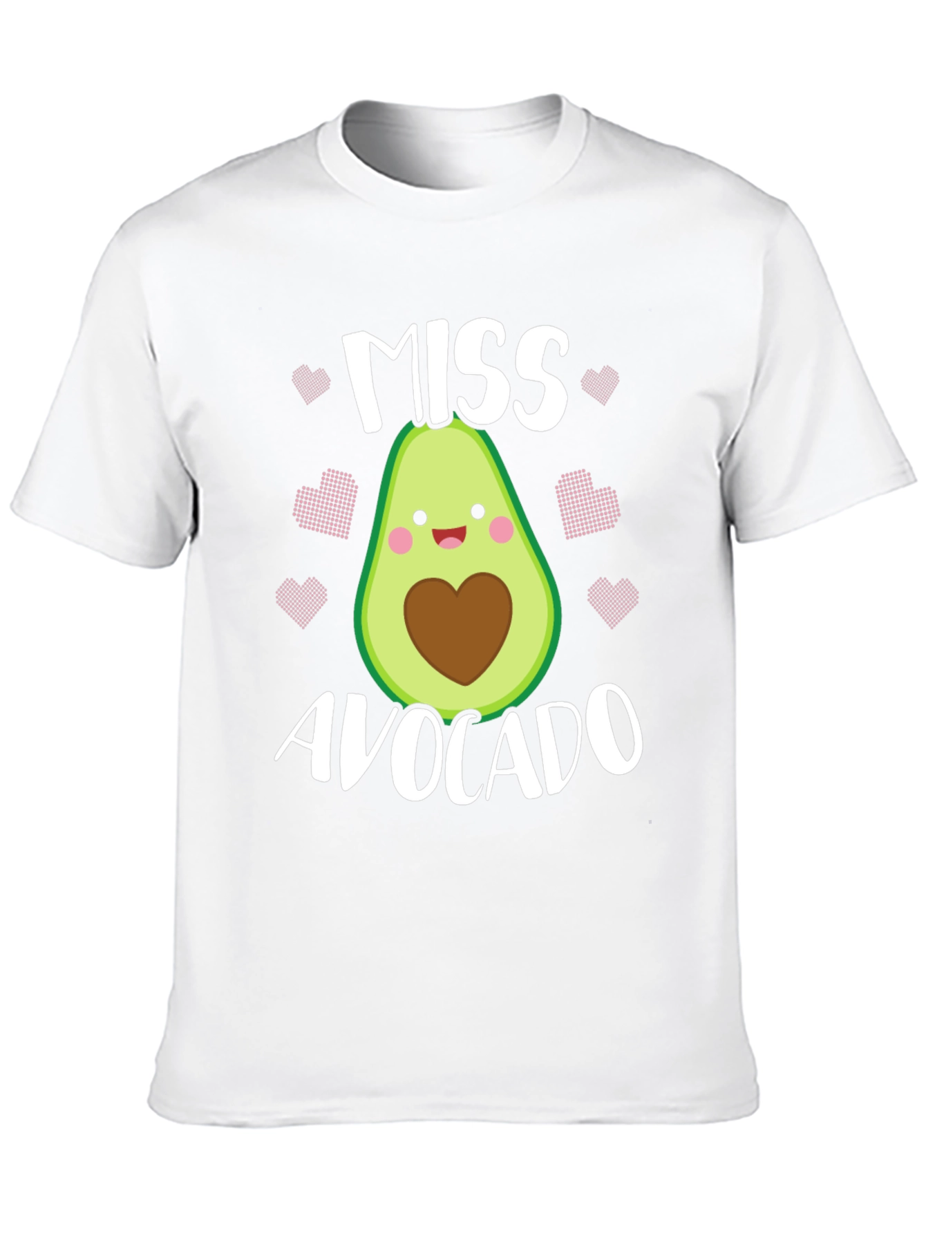 Miss Avocado T-Shirt - Cute Foodie Graphic Tee