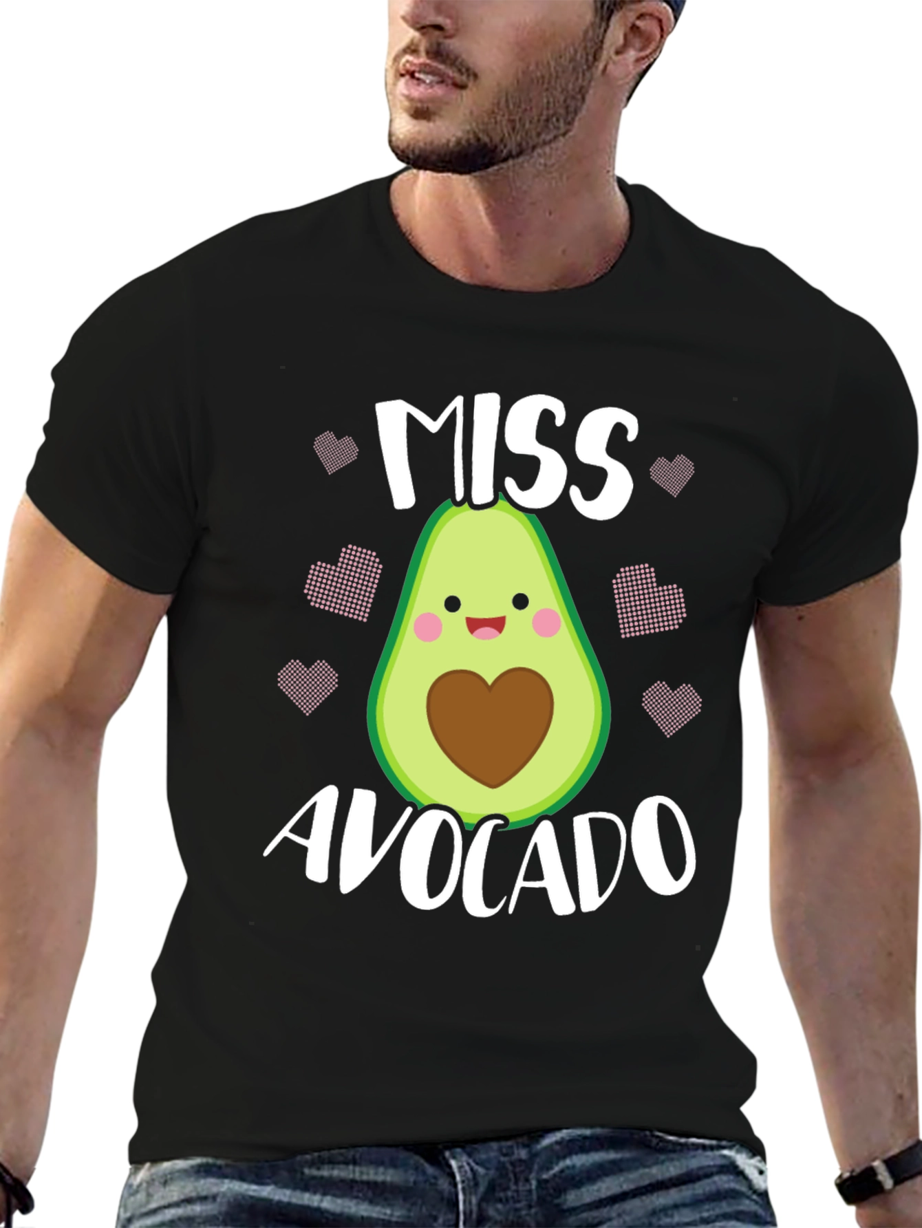 Miss Avocado T-Shirt - Cute Foodie Graphic Tee