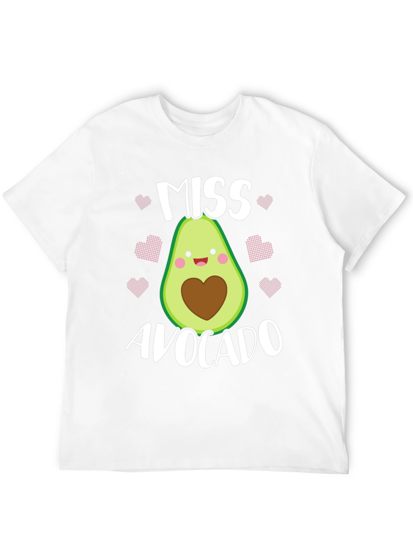 Miss Avocado T-Shirt - Cute Foodie Graphic Tee