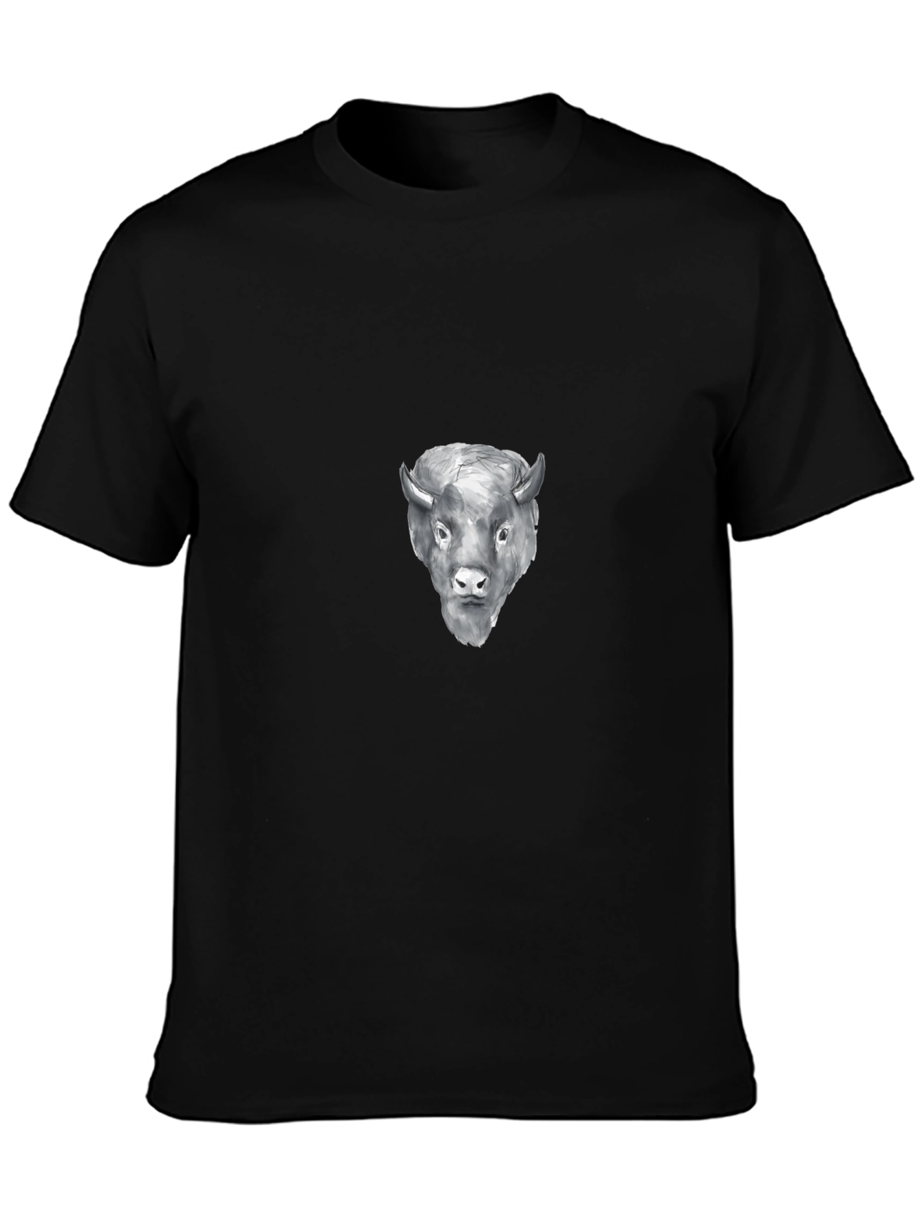 Black Bison Graphic Tee - Stylish Comfort