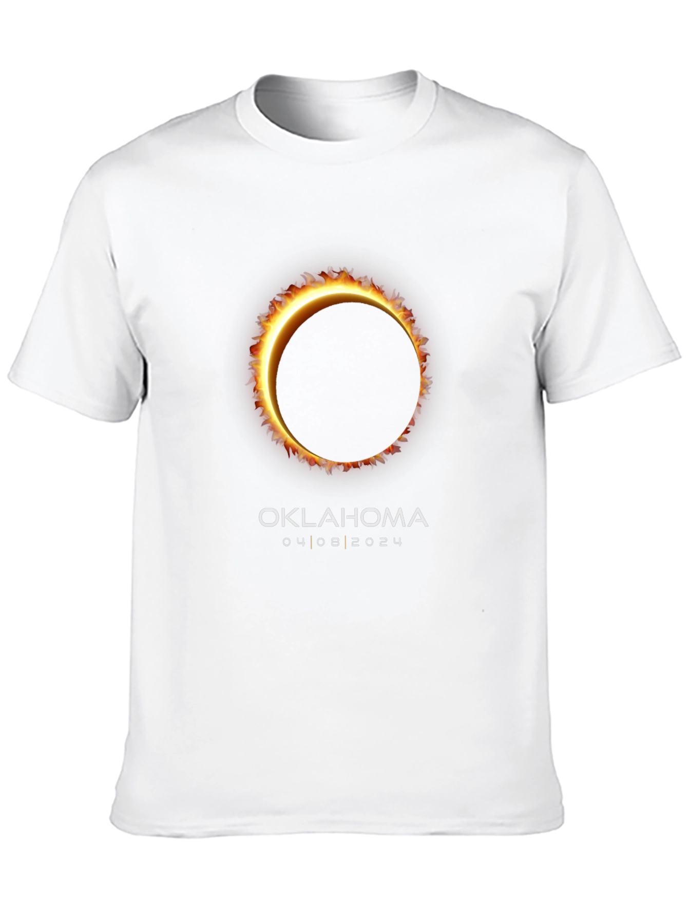 Oklahoma Eclipse 2024 T-Shirt - Total Solar Eclipse Souvenir