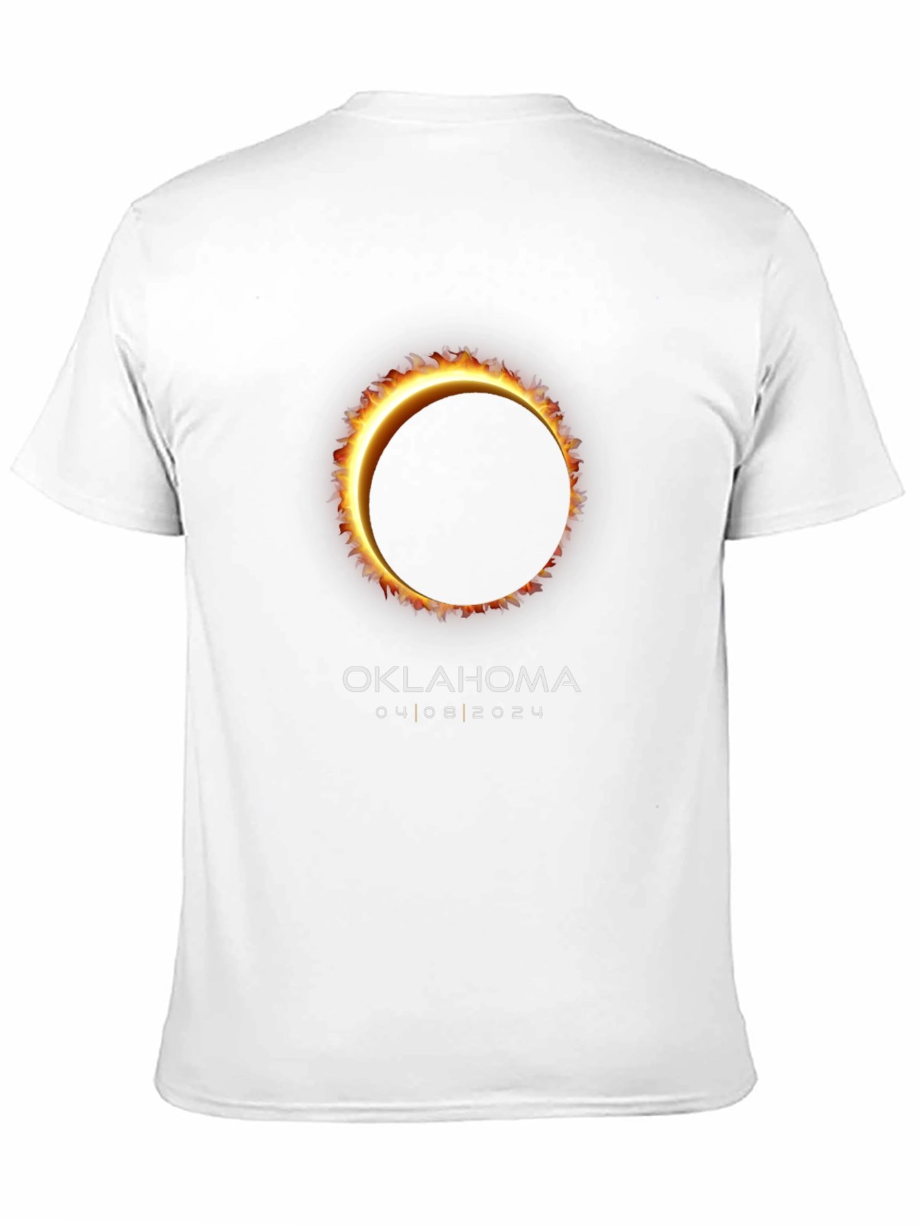Oklahoma Eclipse 2024 T-Shirt - Total Solar Eclipse Souvenir