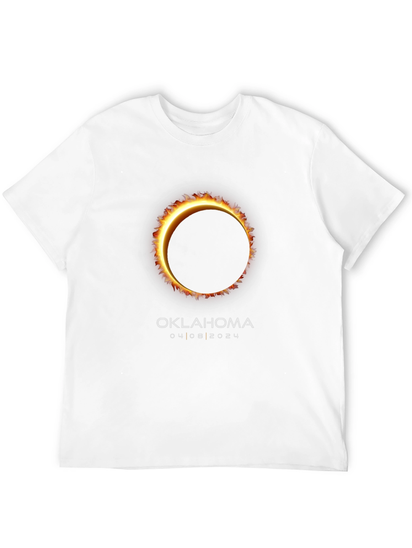 Oklahoma Eclipse 2024 T-Shirt - Total Solar Eclipse Souvenir