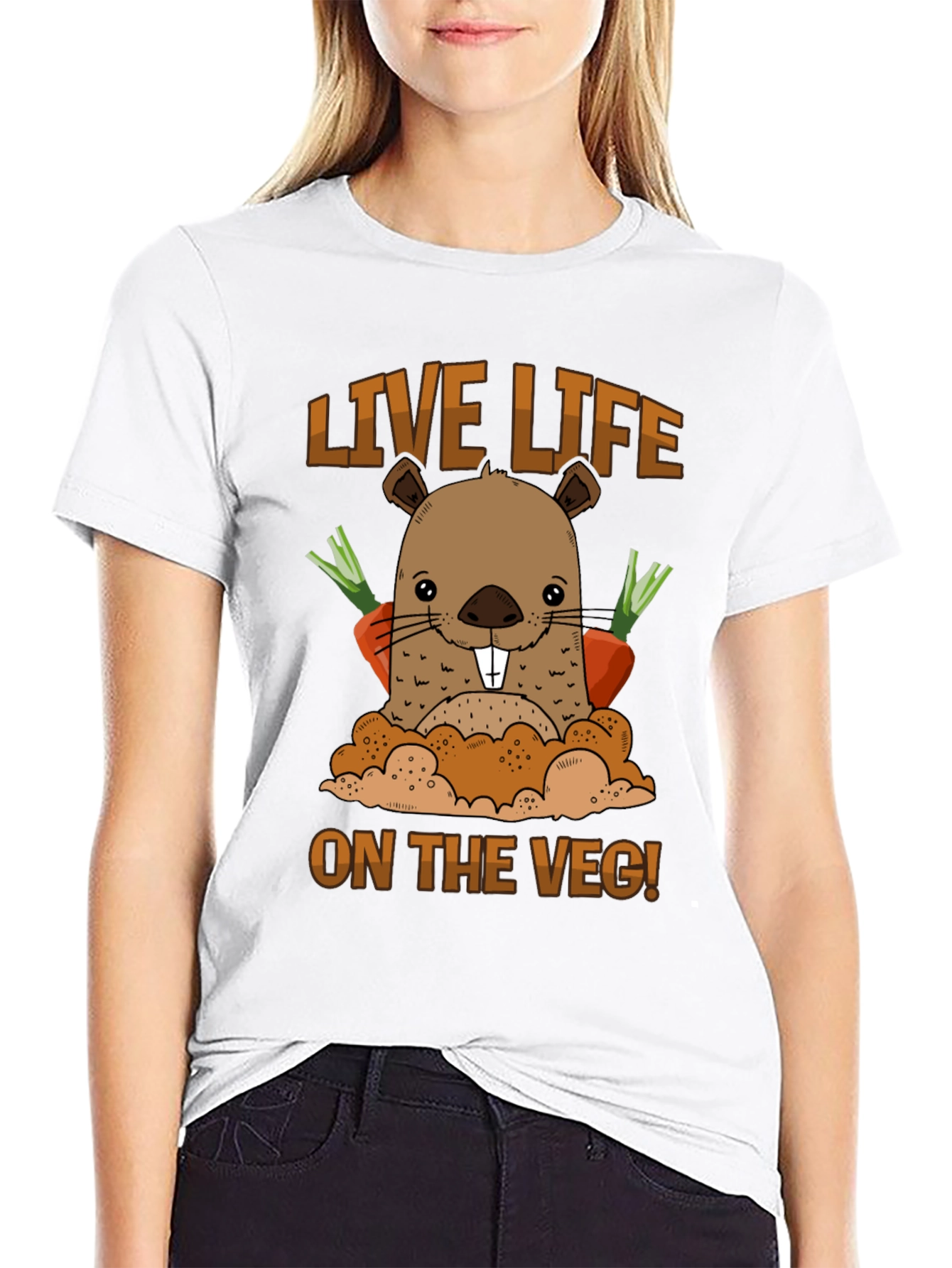 Live Life on the Veg! T-Shirt