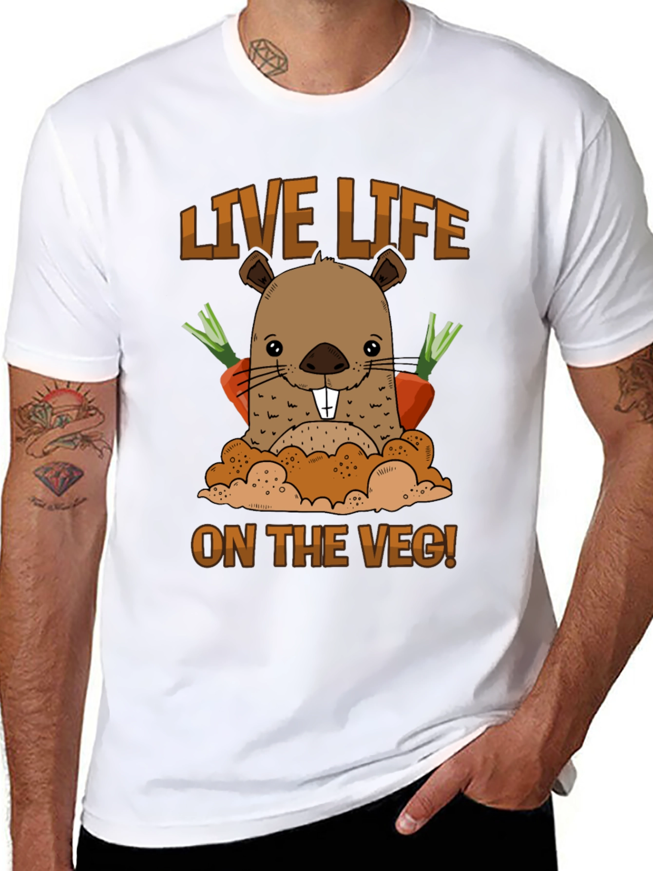 Live Life on the Veg! T-Shirt