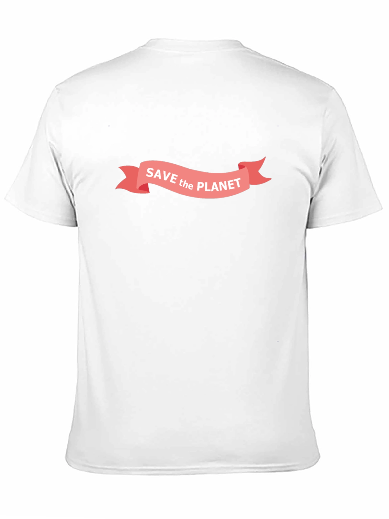 Save the Planet Graphic Tee - Black Cotton T-Shirt