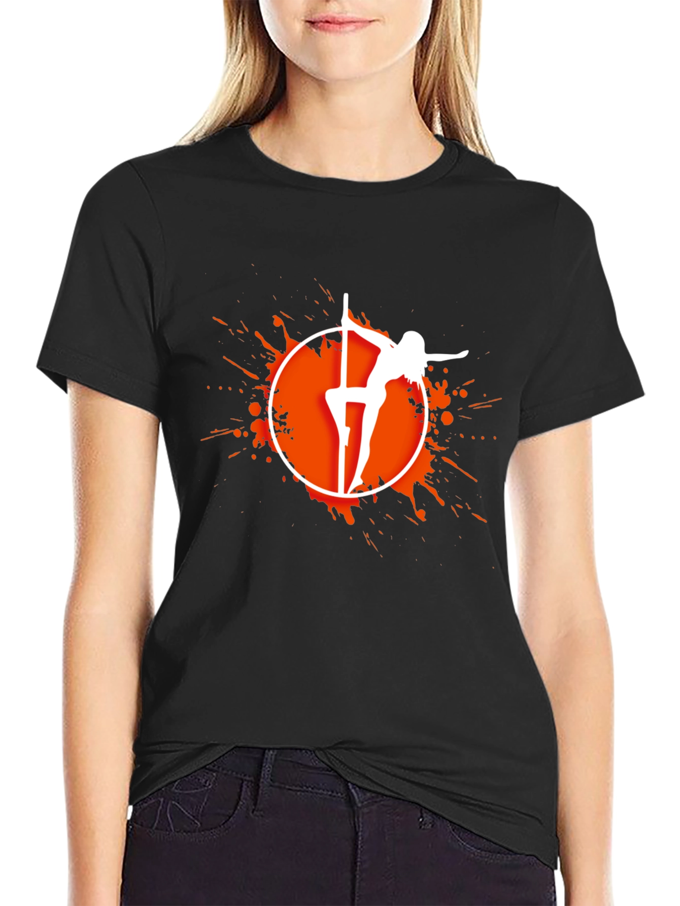 Pole Dancer Graphic Tee - Fun Sport Shirt