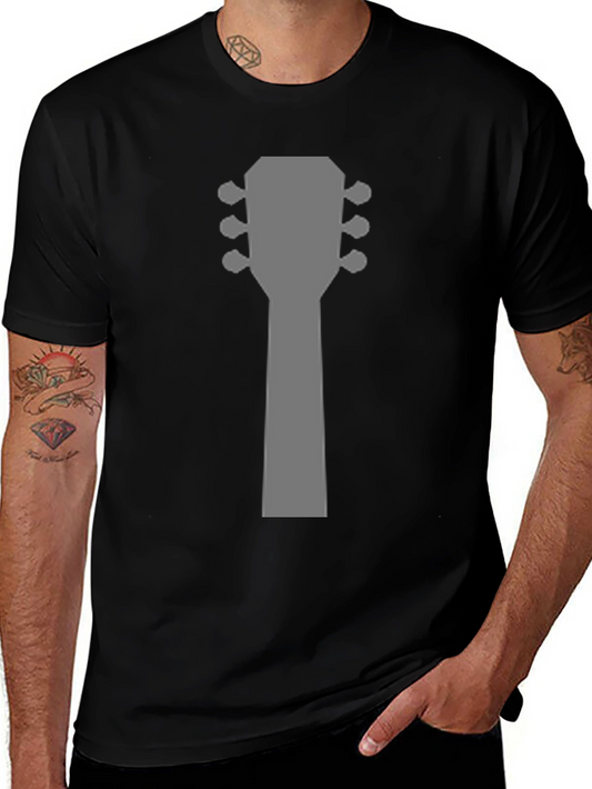 Guitar Headstock Graphic Tee - Musician T-Shirt
