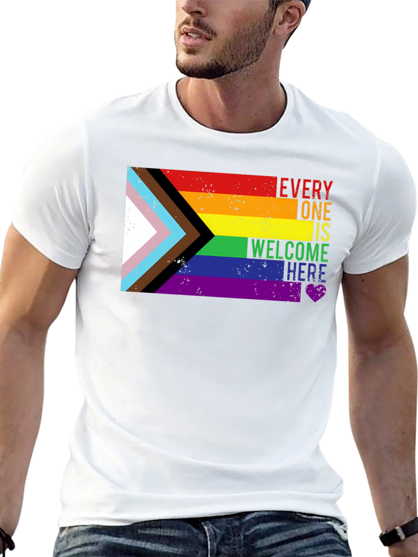 Inclusive Pride Tee - Everyone Welcome