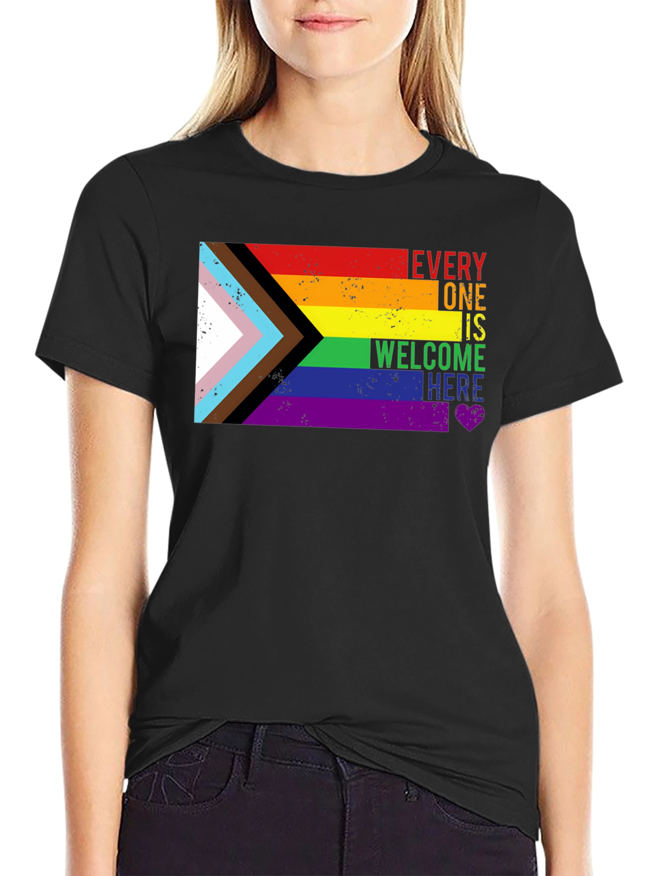 Inclusive Pride Tee - Everyone Welcome