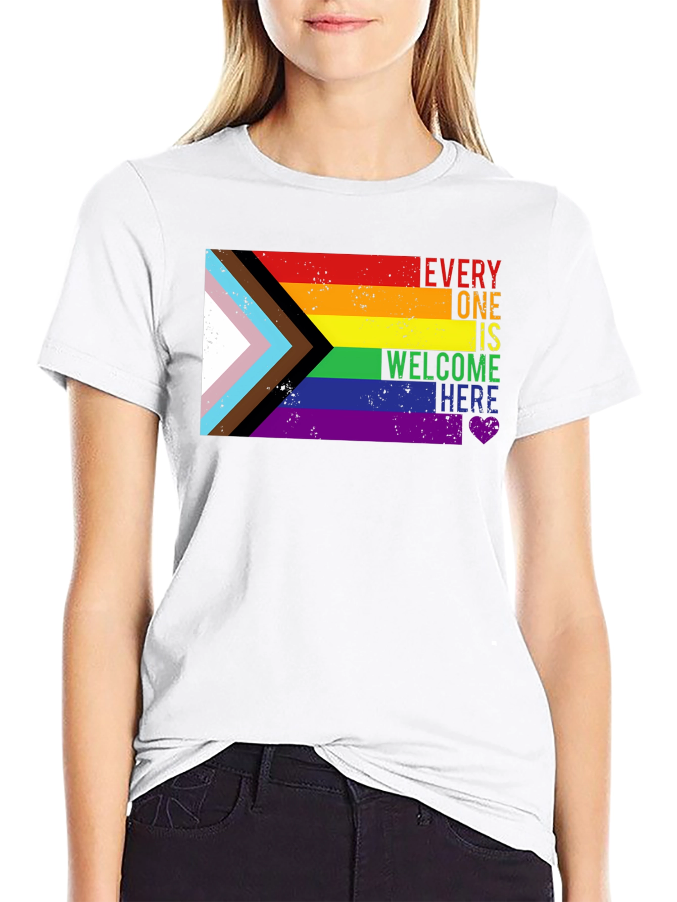 Inclusive Pride Tee - Everyone Welcome
