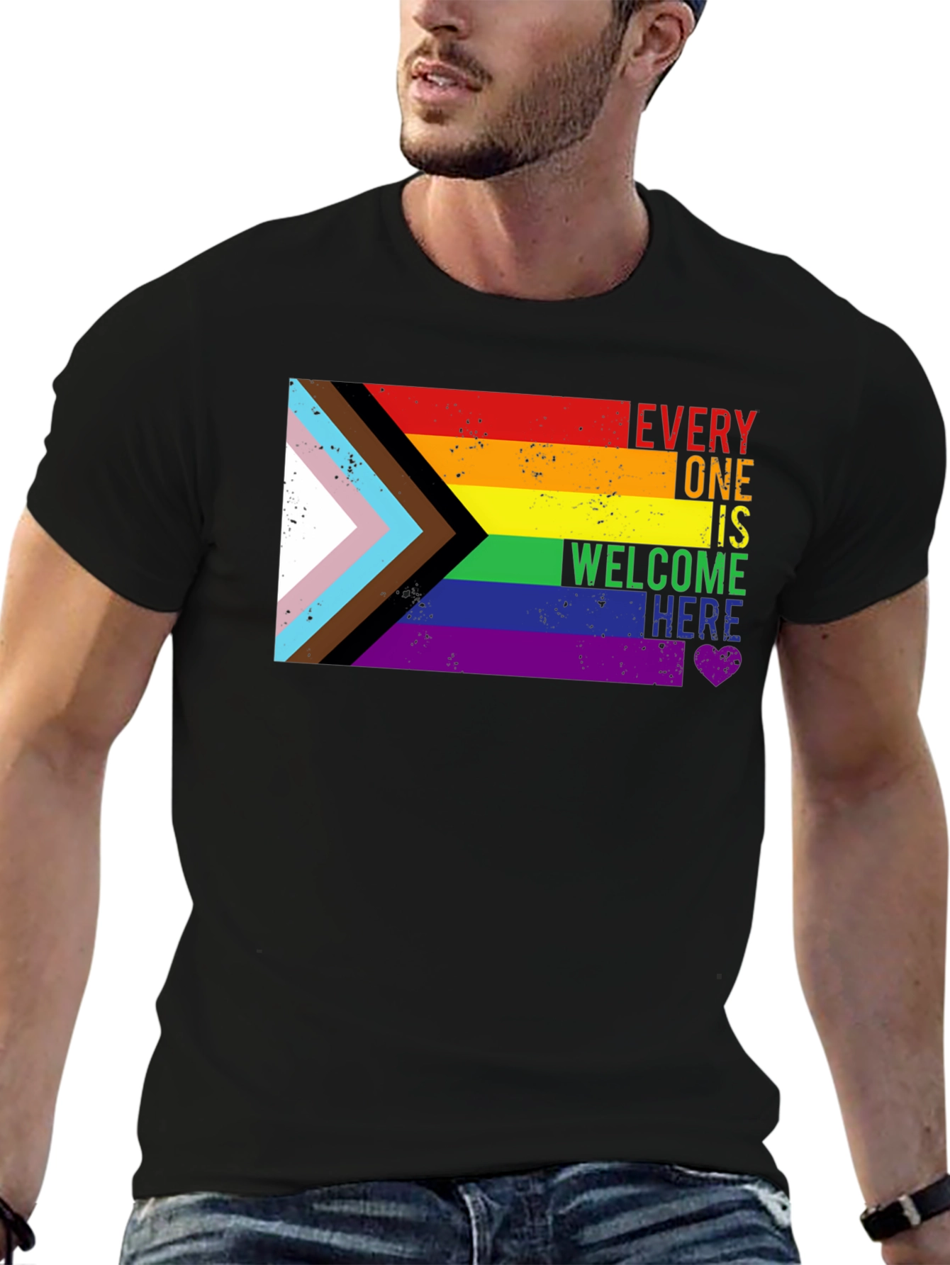 Inclusive Pride Tee - Everyone Welcome