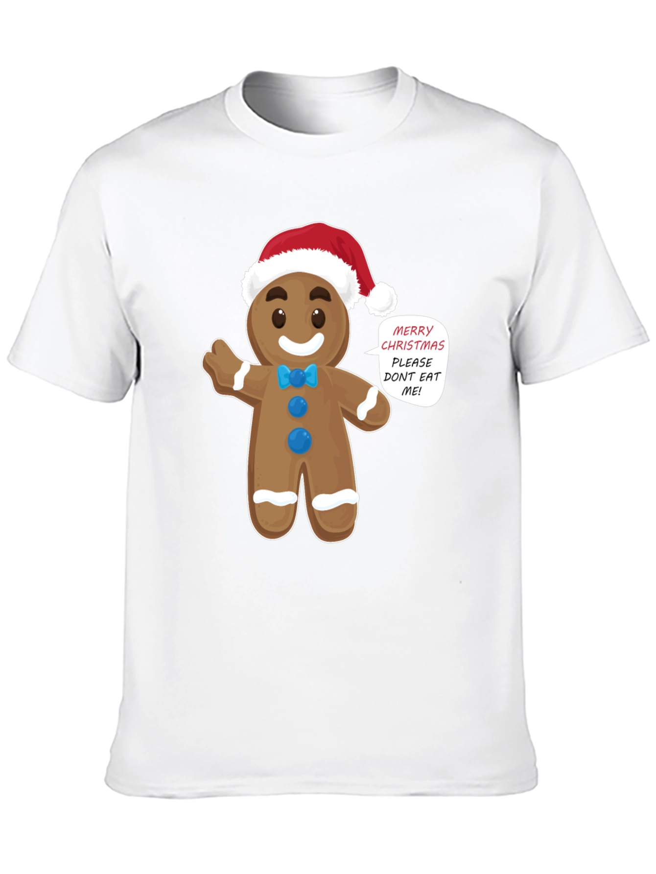 Festive Gingerbread Man Christmas T-Shirt