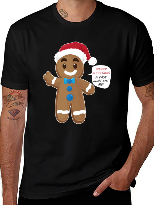 Festive Gingerbread Man Christmas T-Shirt