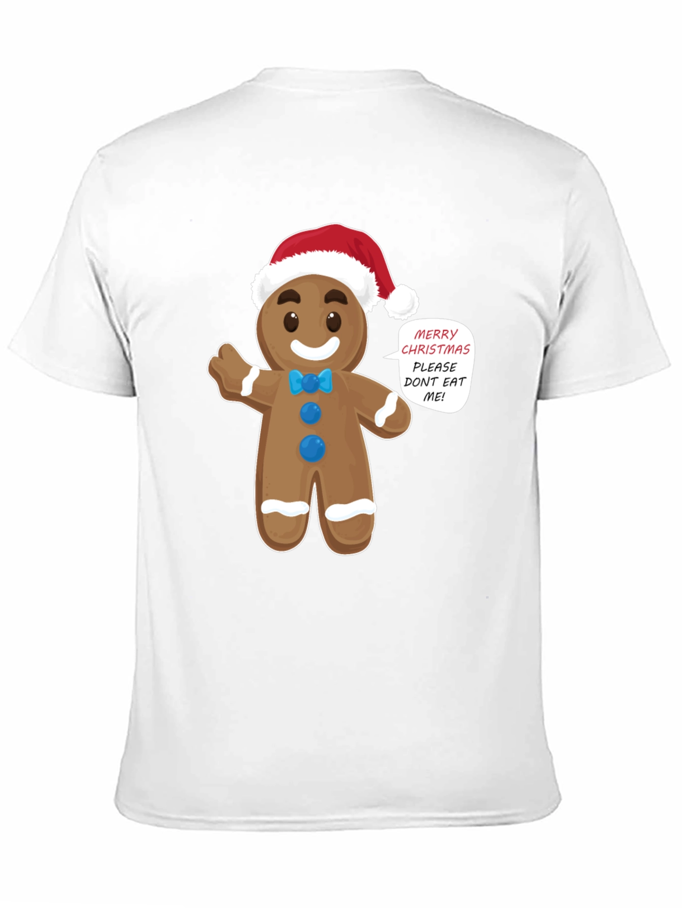 Festive Gingerbread Man Christmas T-Shirt