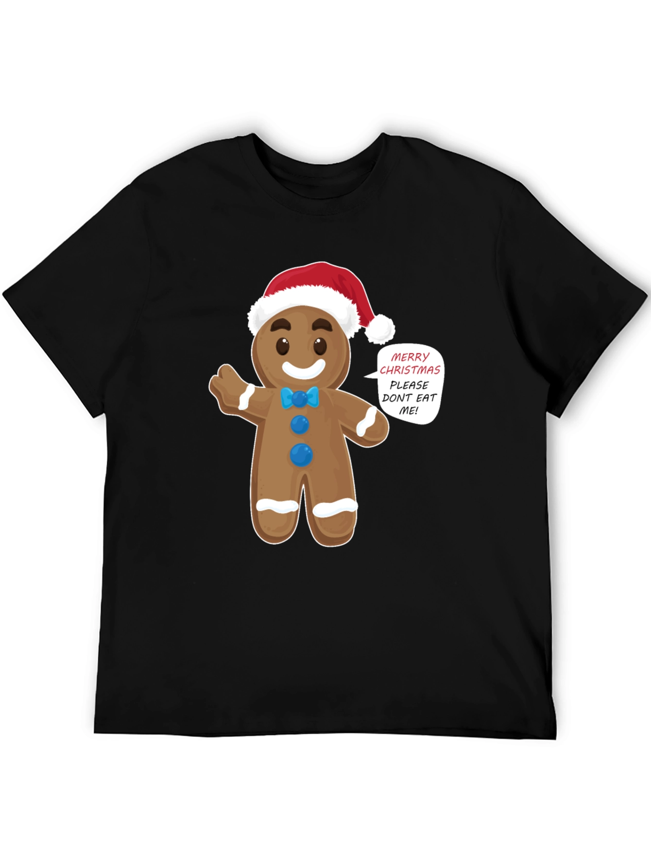 Festive Gingerbread Man Christmas T-Shirt