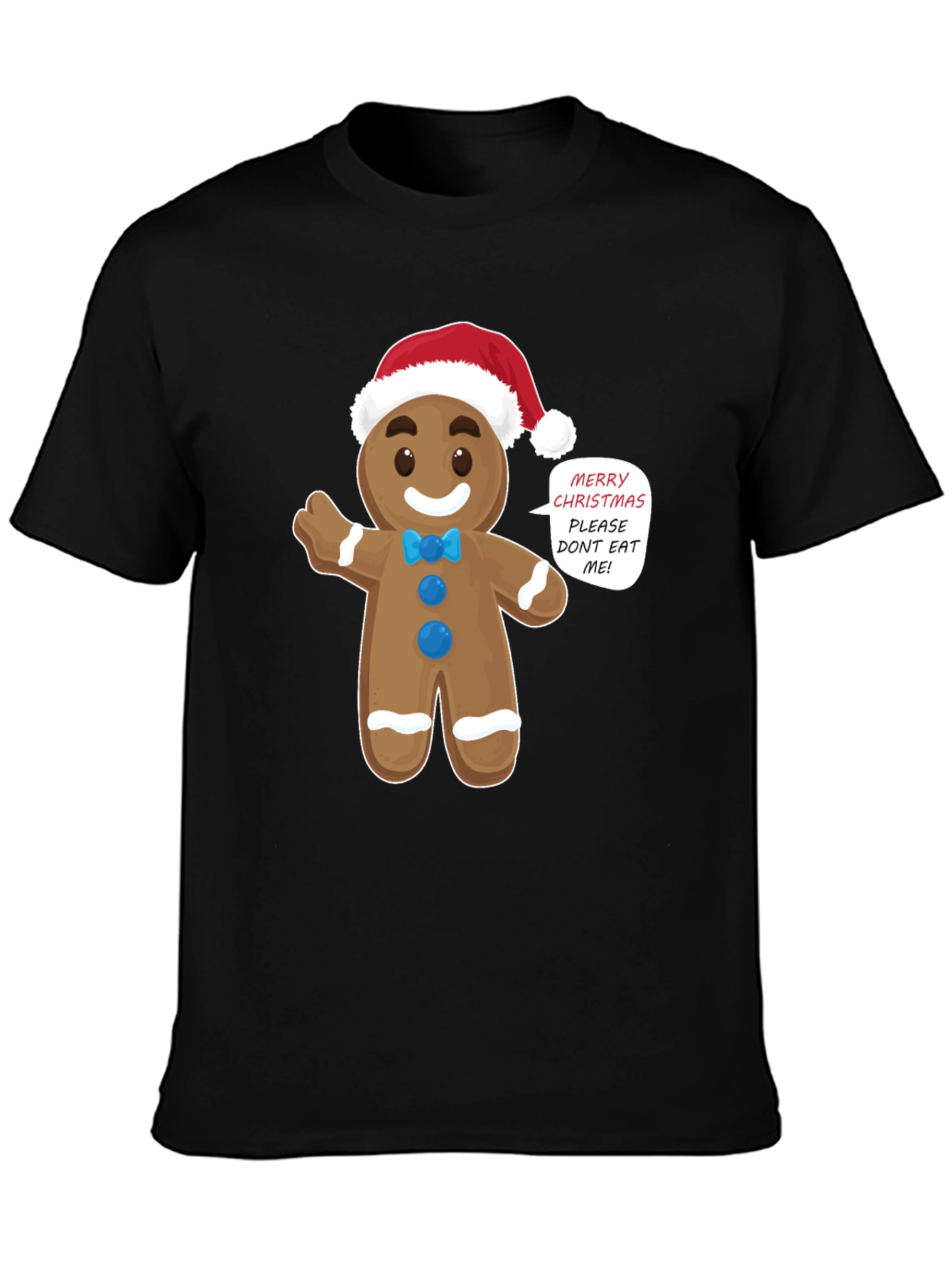 Festive Gingerbread Man Christmas T-Shirt